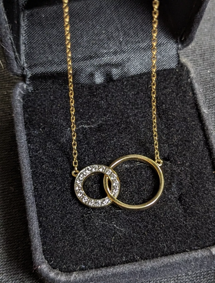 Michael &Co Fine Jewelers Pendant Necklace Circle Pendant