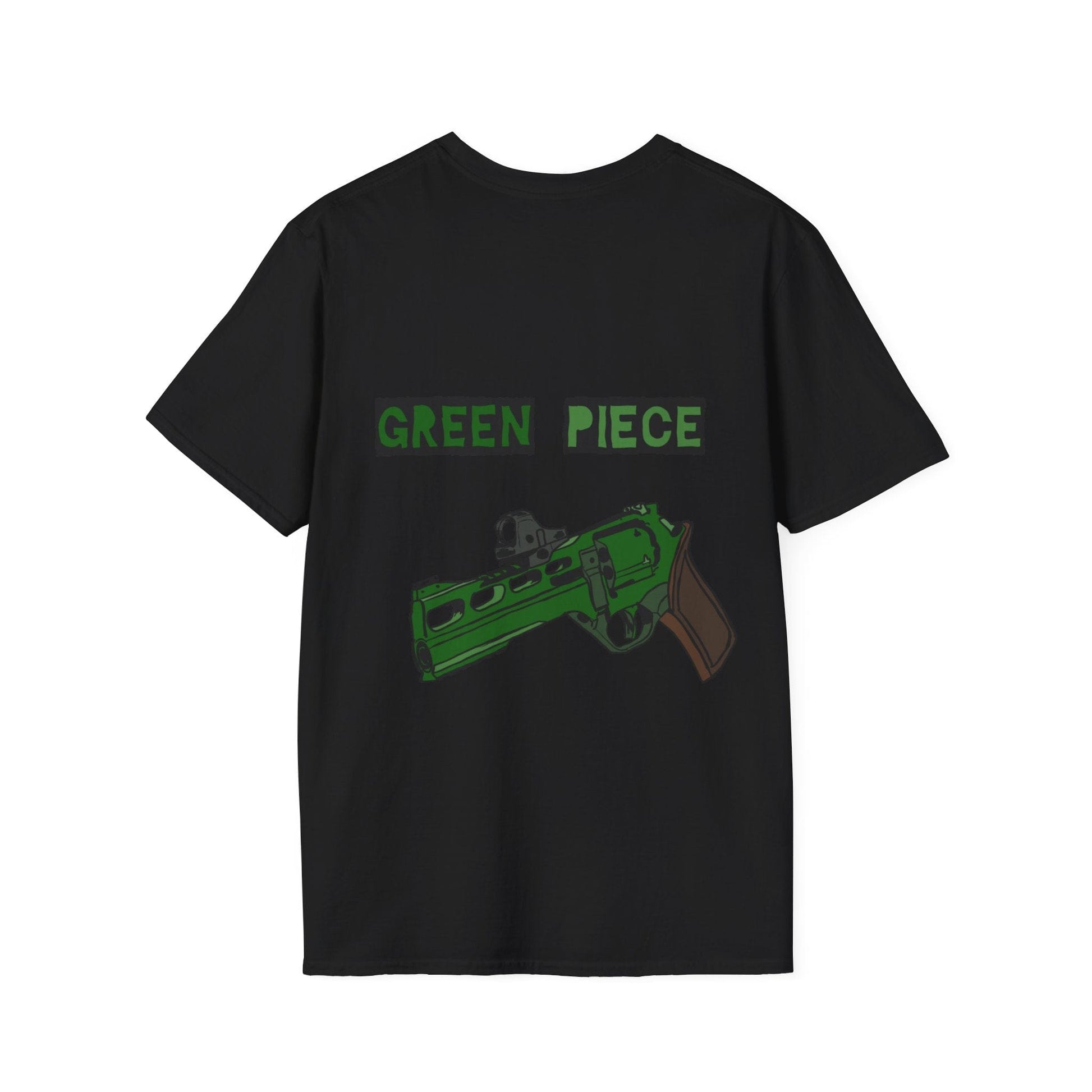 Printify T-Shirt NSOS Podcast Green Piece Tee