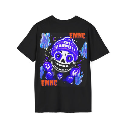 Printify T-Shirt Black / S Esoteric Minerals N Crystals Skully Tee