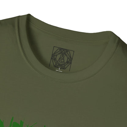 Printify T-Shirt NSOS Podcast Green Piece Tee