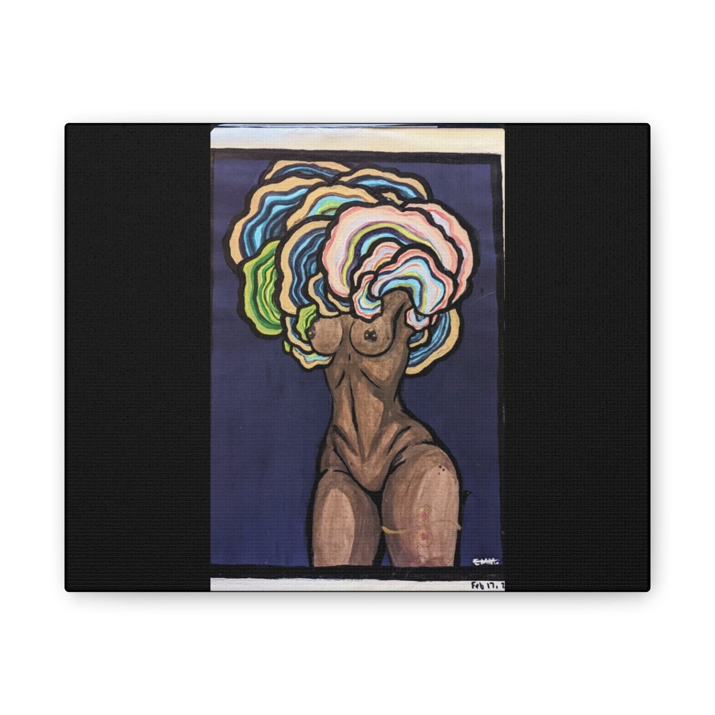 Printify Canvas 10" x 8" (Horizontal) / 0.75'' Canvas Stretched, 0.75"