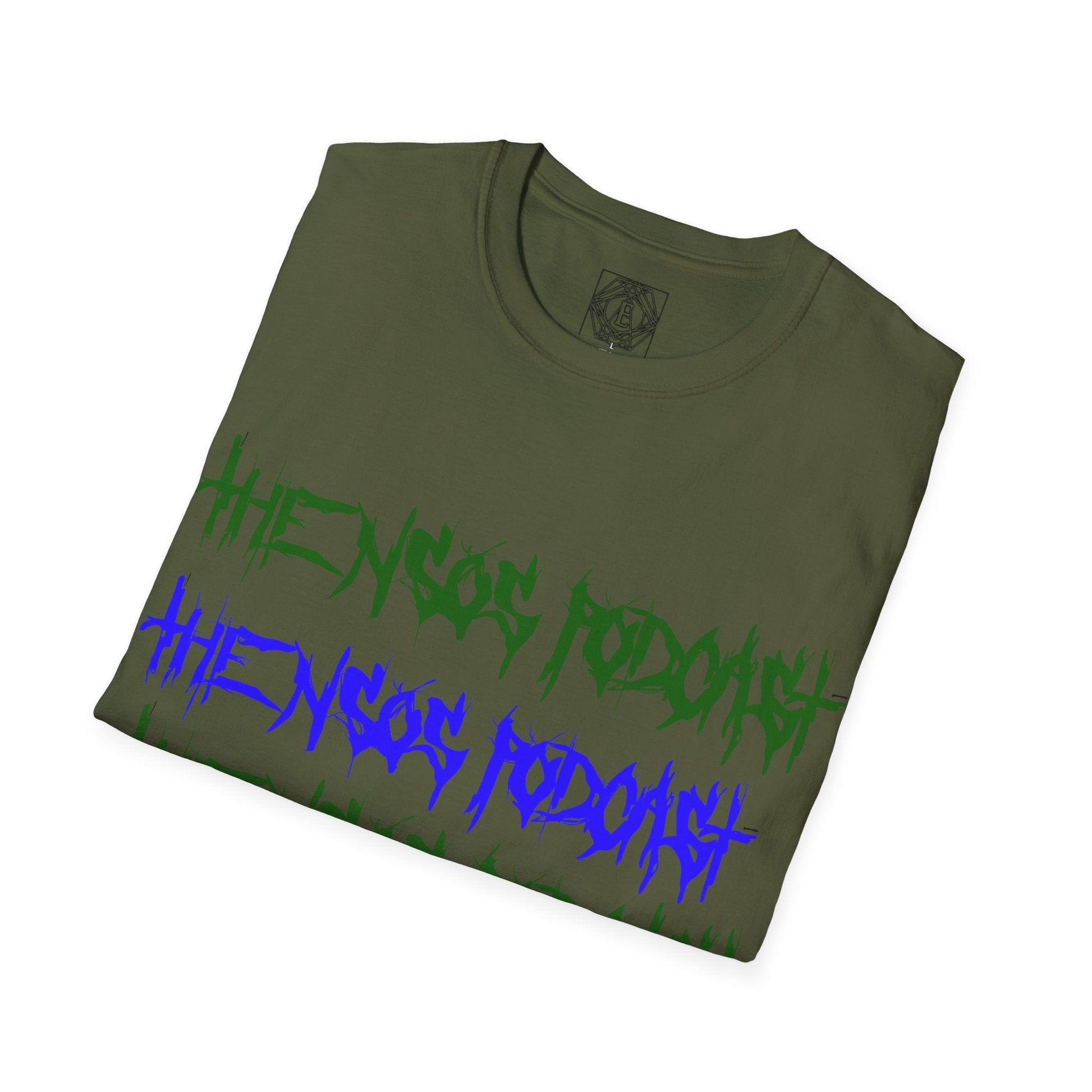 Printify T-Shirt NSOS Podcast Green Piece Tee