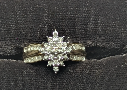 Antique (Pre-owned) 10k Gold Engagement Ring Size 7 2