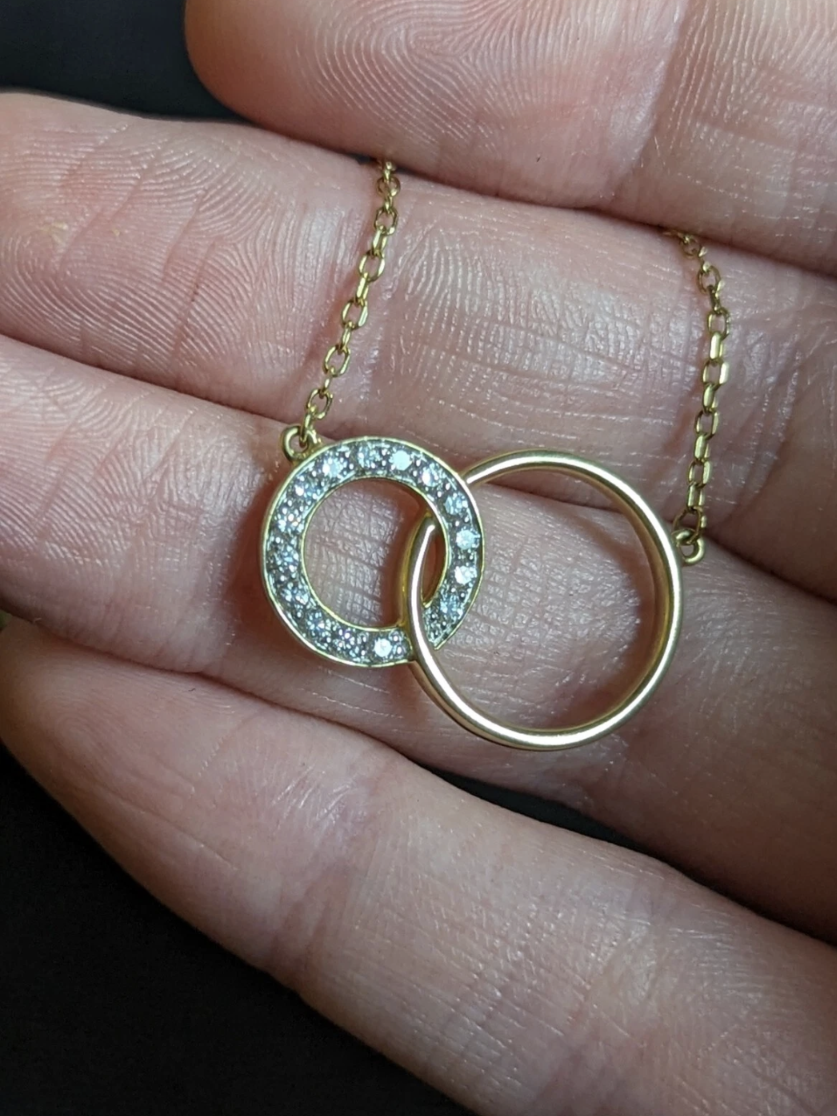 Michael &Co Fine Jewelers Pendant Necklace Circle Pendant 1