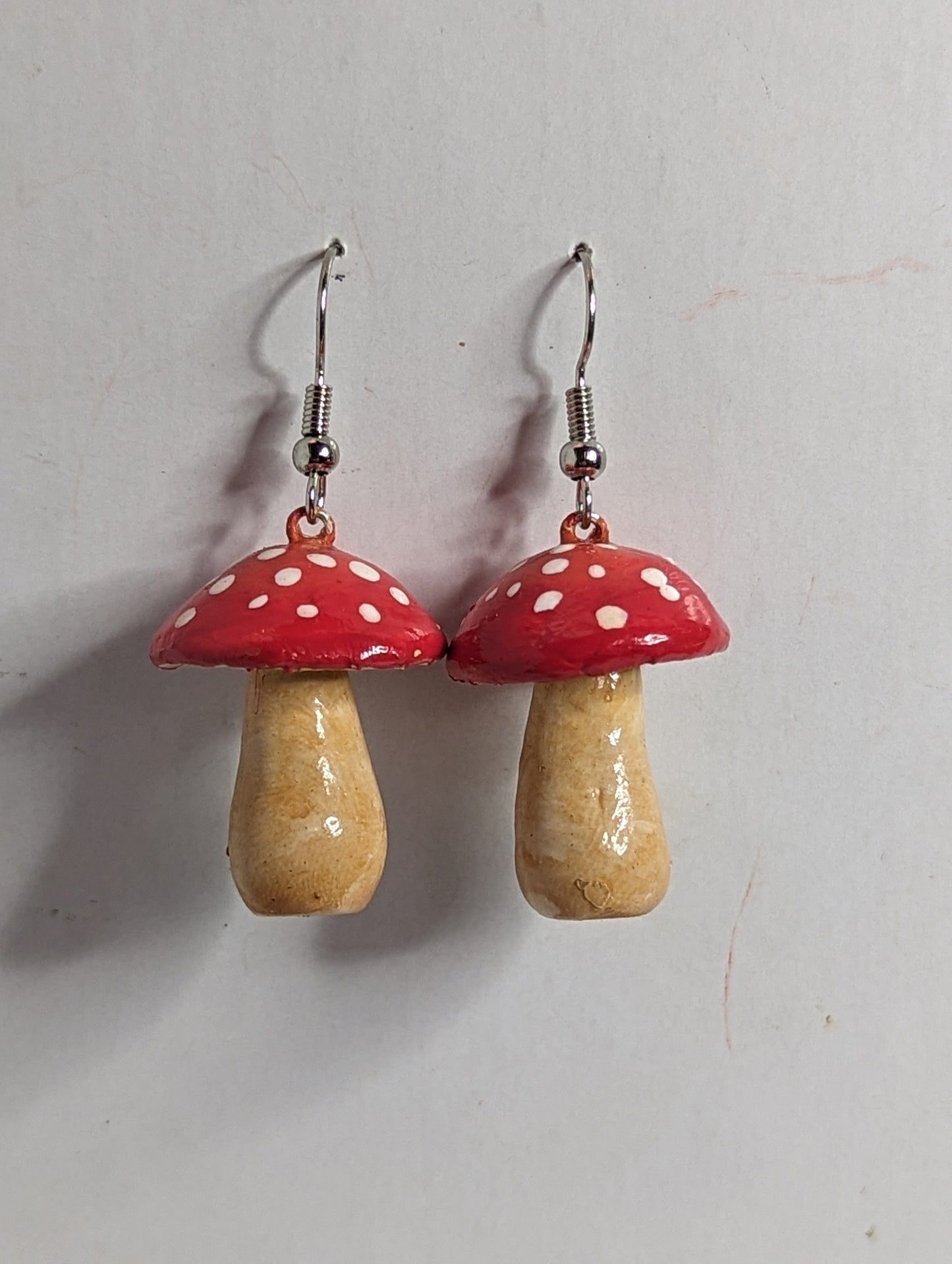 EsotericMineralsnCrystals Handmade Mushroom Earrings