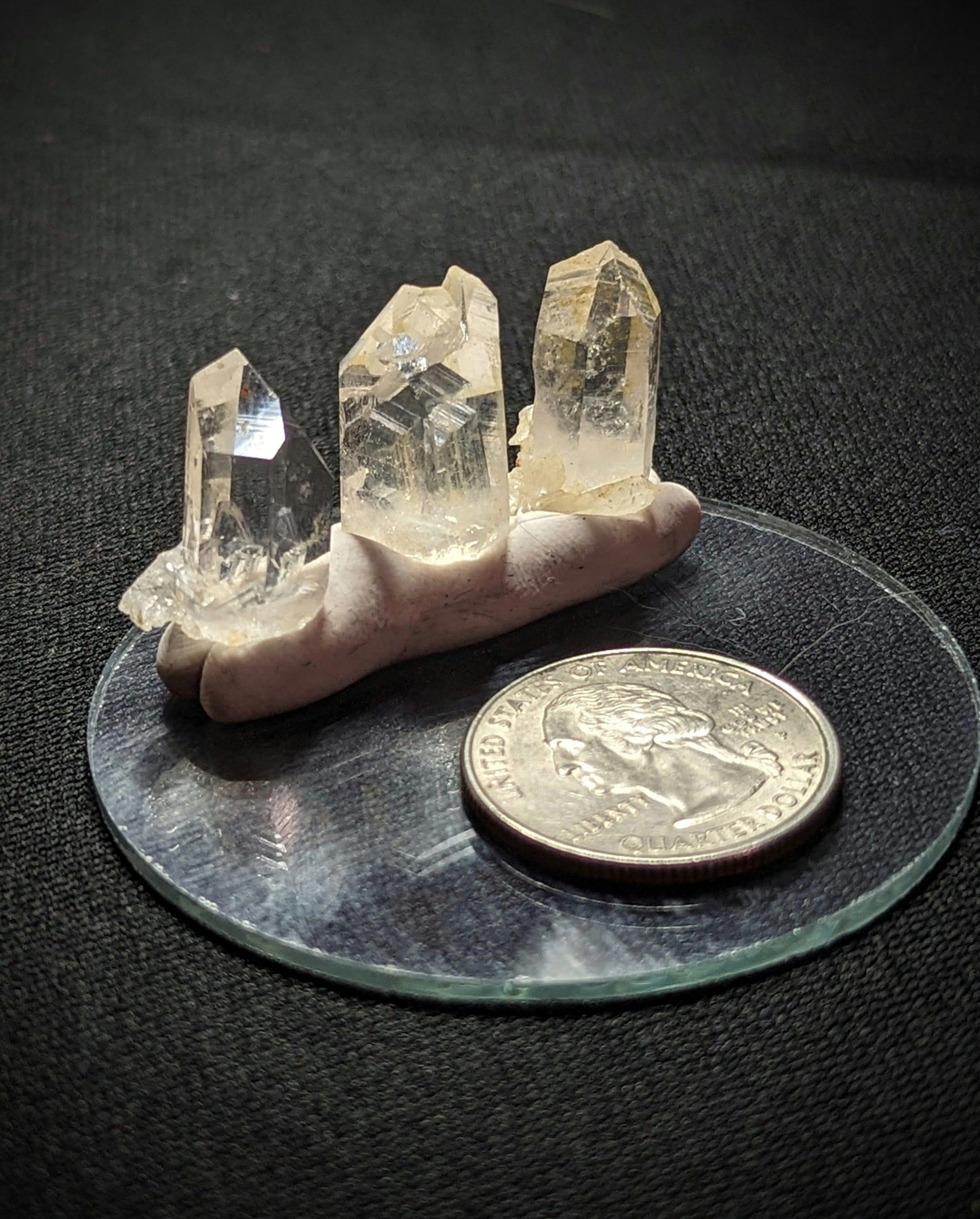 EsotericMineralsnCrystals XS Set of 3 Arkansas Quartz Crystals