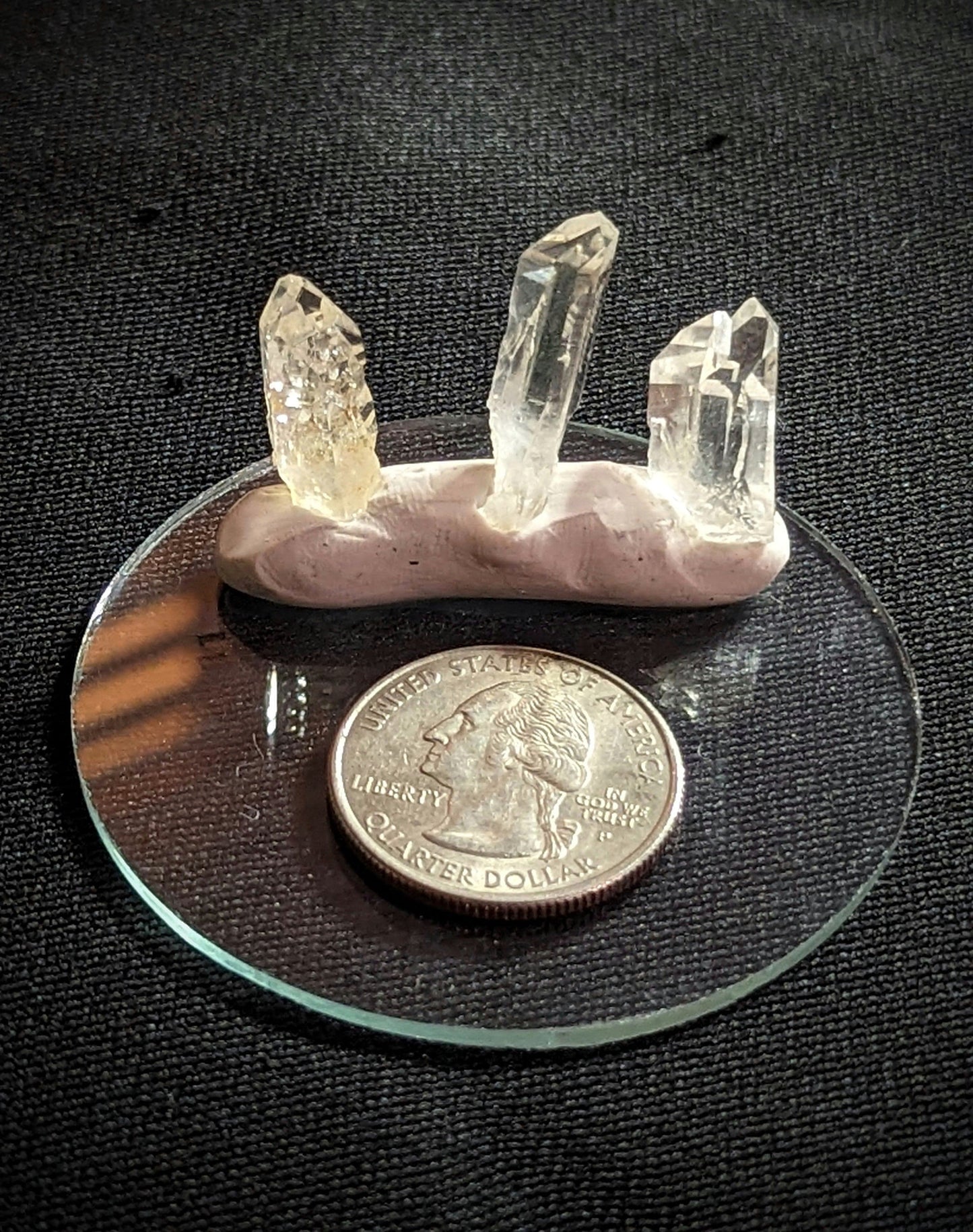 EsotericMineralsnCrystals XS Set of 3 Arkansas Quartz Crystals