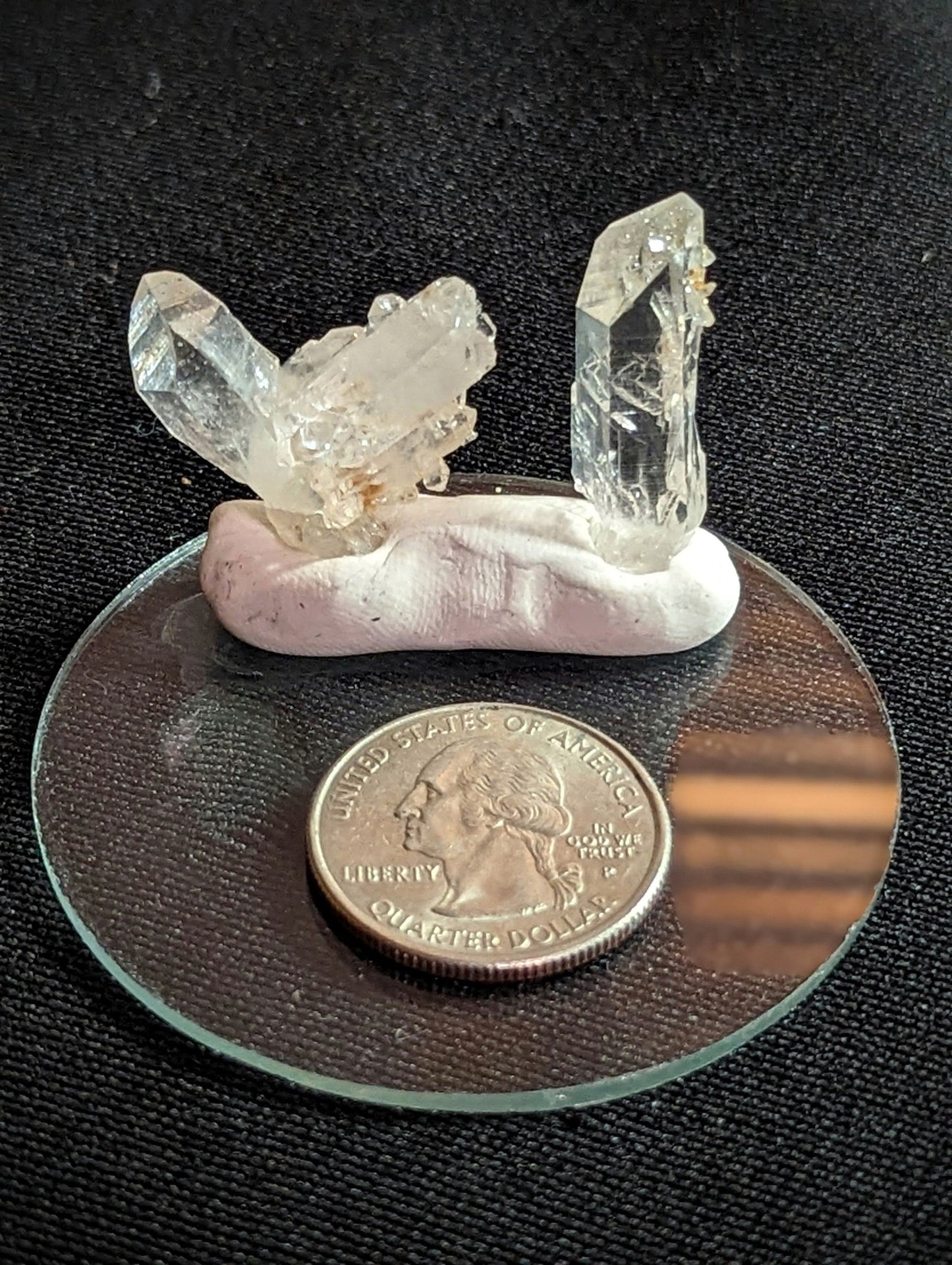 EsotericMineralsnCrystals Set of 2 Arkansas Quartz Crystals