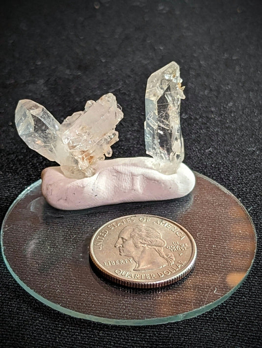 EsotericMineralsnCrystals Set of 2 Arkansas Quartz Crystals