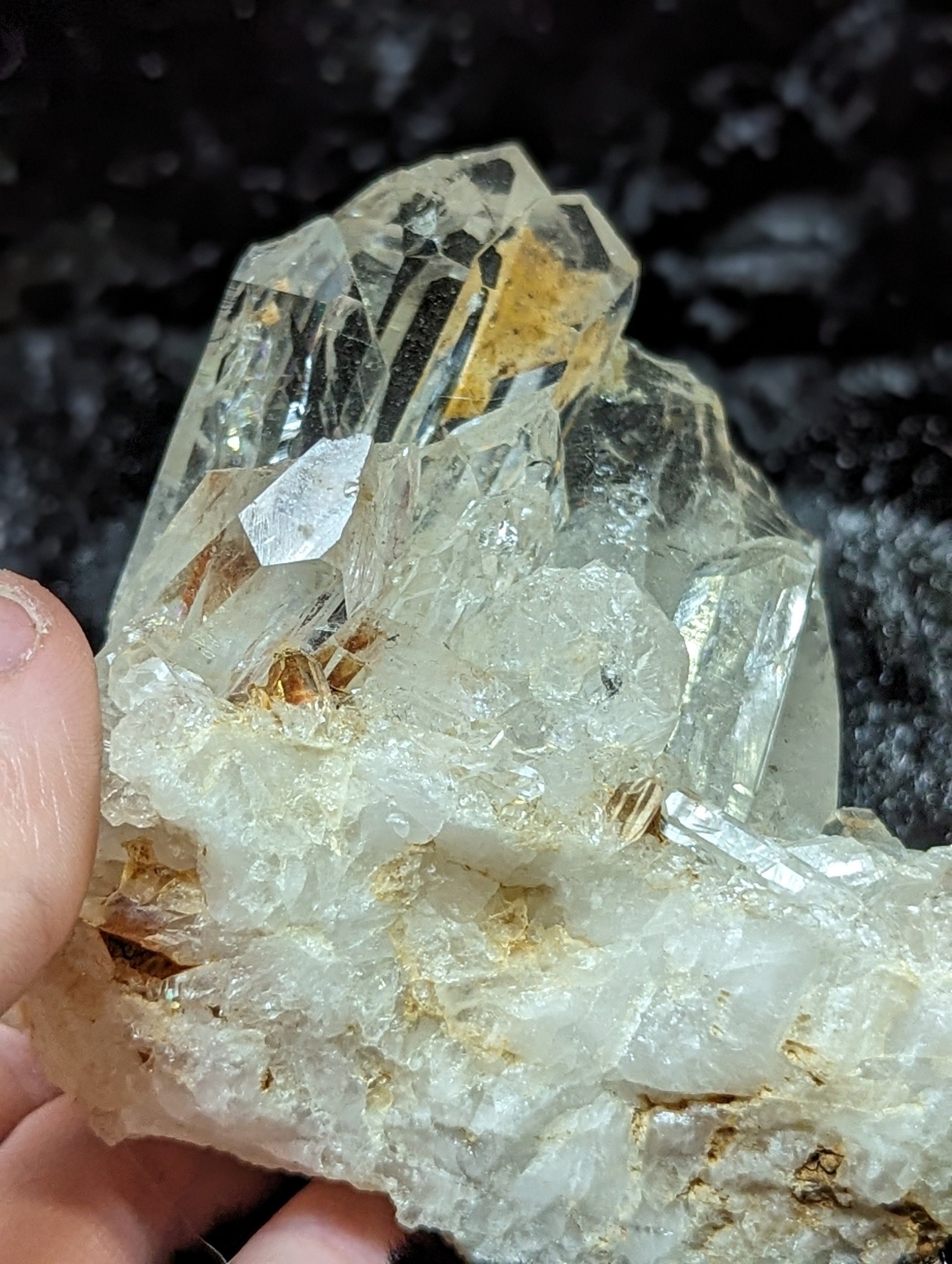 EsotericMineralsnCrystals Large Arkansas Quartz Cluster