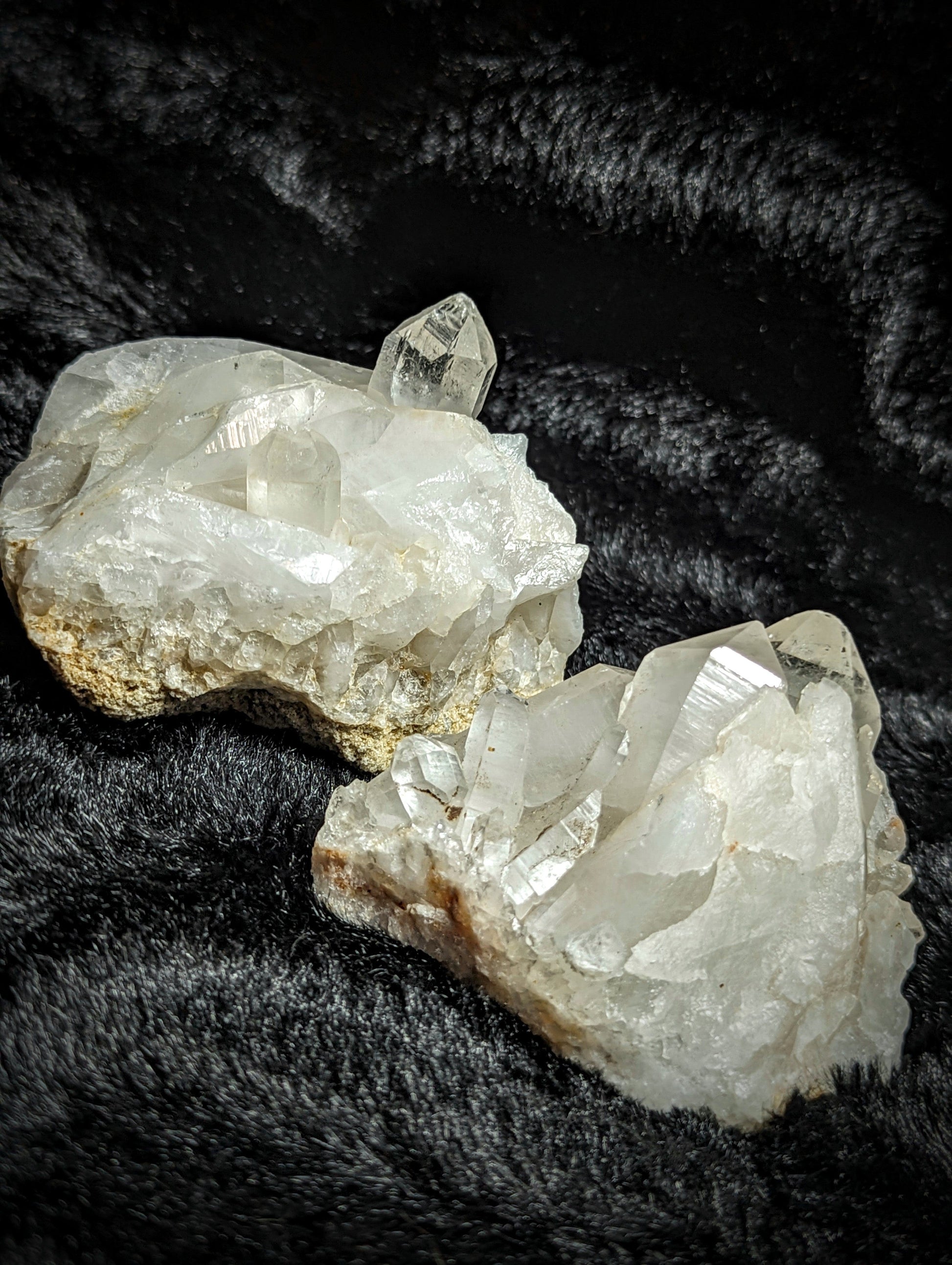 EsotericMineralsnCrystals 2 Quartz Crystal Clusters