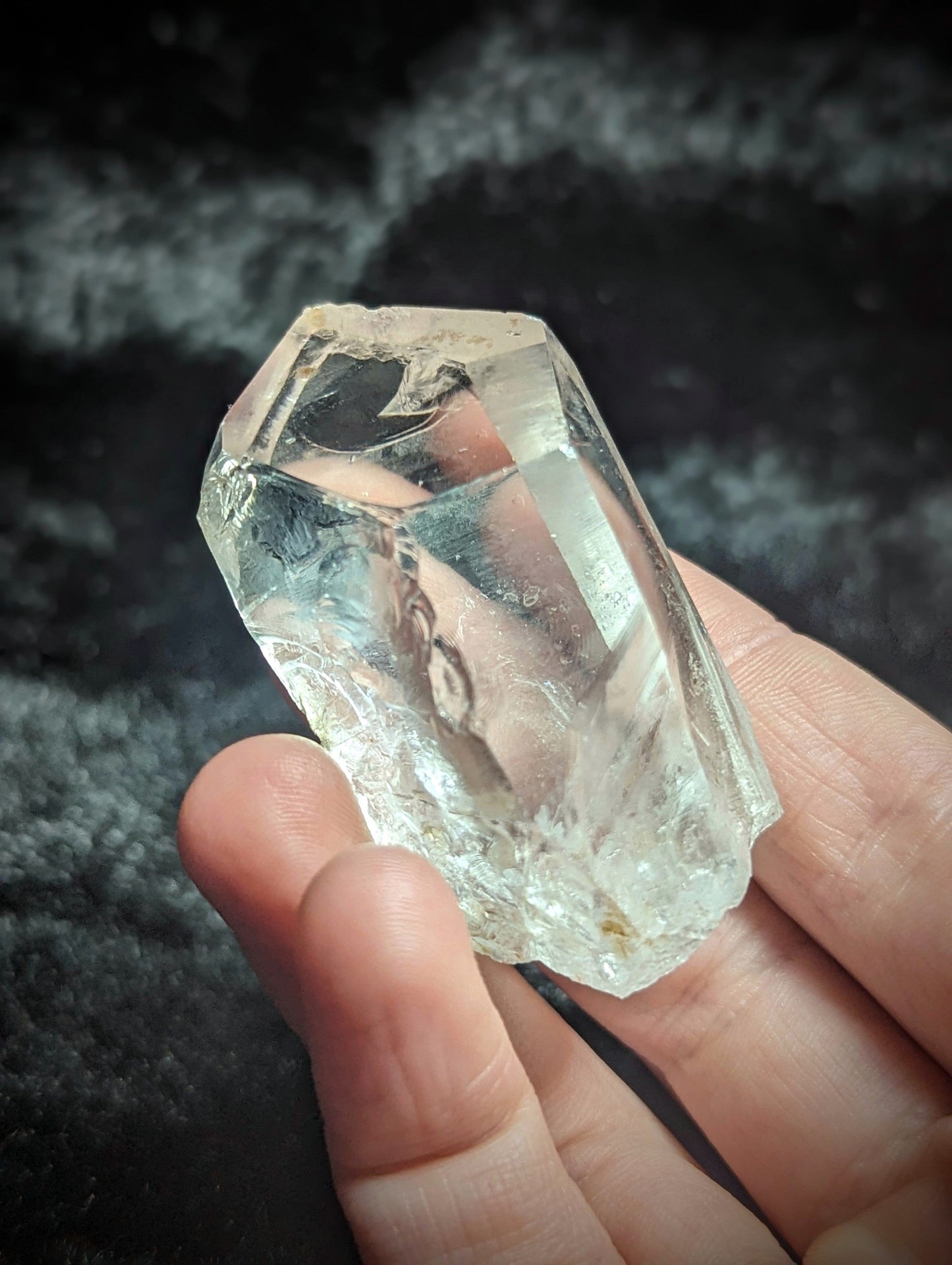 EsotericMineralsnCrystals Water Clear Quartz Crystal Point