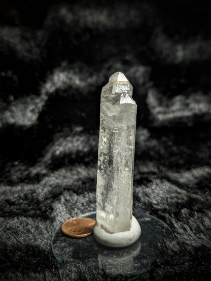 EsotericMineralsnCrystals Unique Quartz Crystal Point with micro quartz clusters