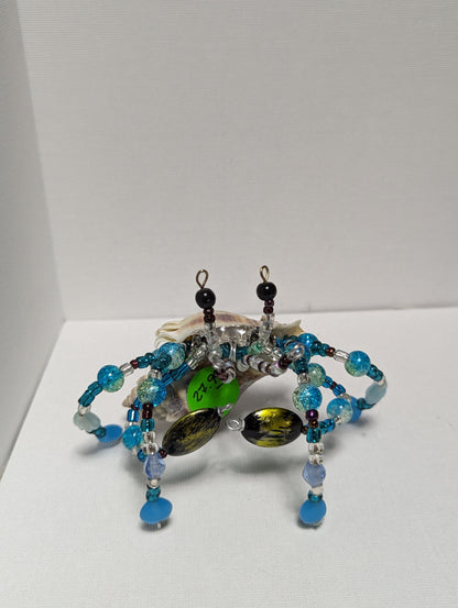 EsotericMineralsnCrystals Handmade beaded Hermit crab