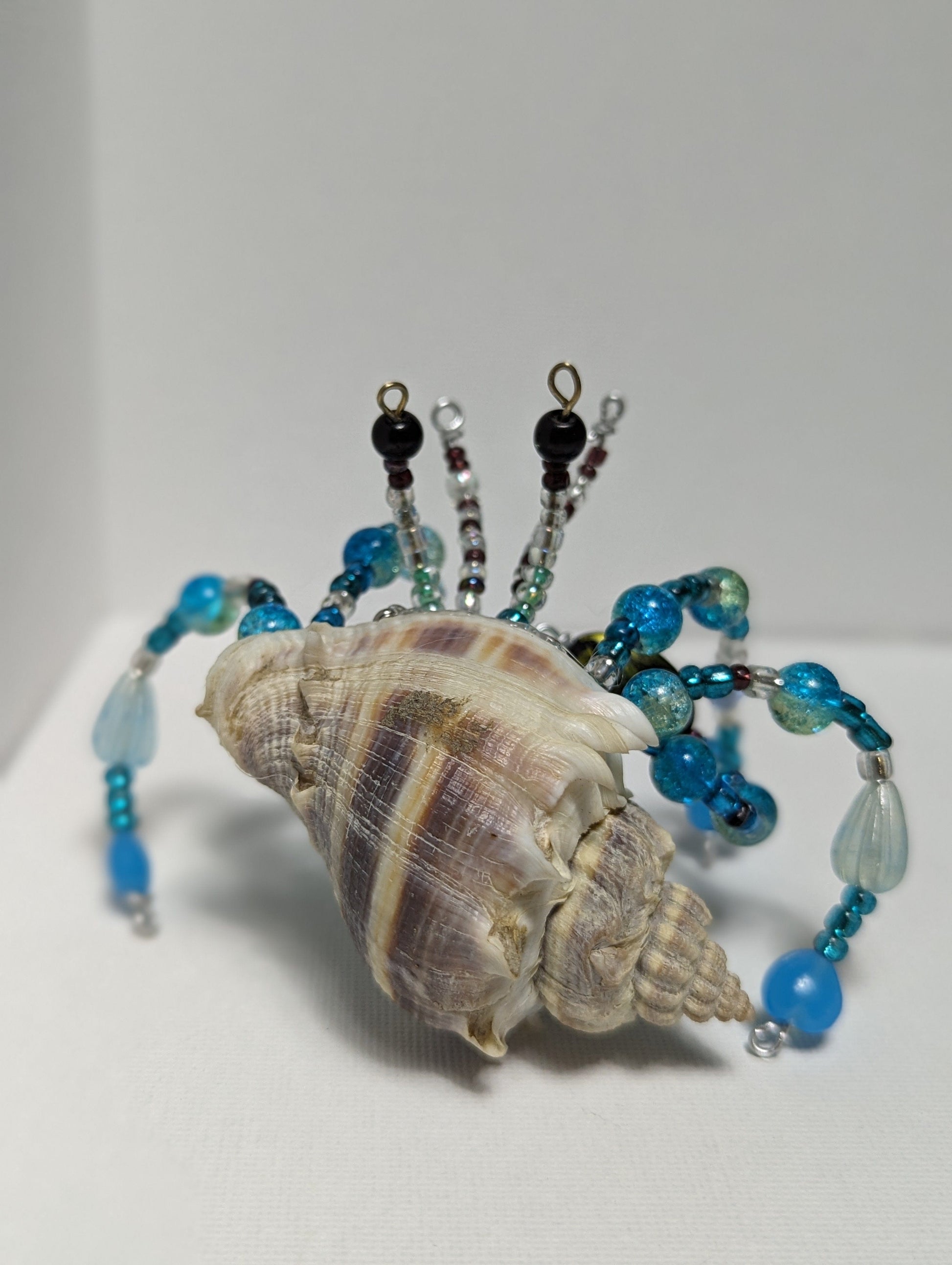 EsotericMineralsnCrystals Handmade beaded Hermit crab