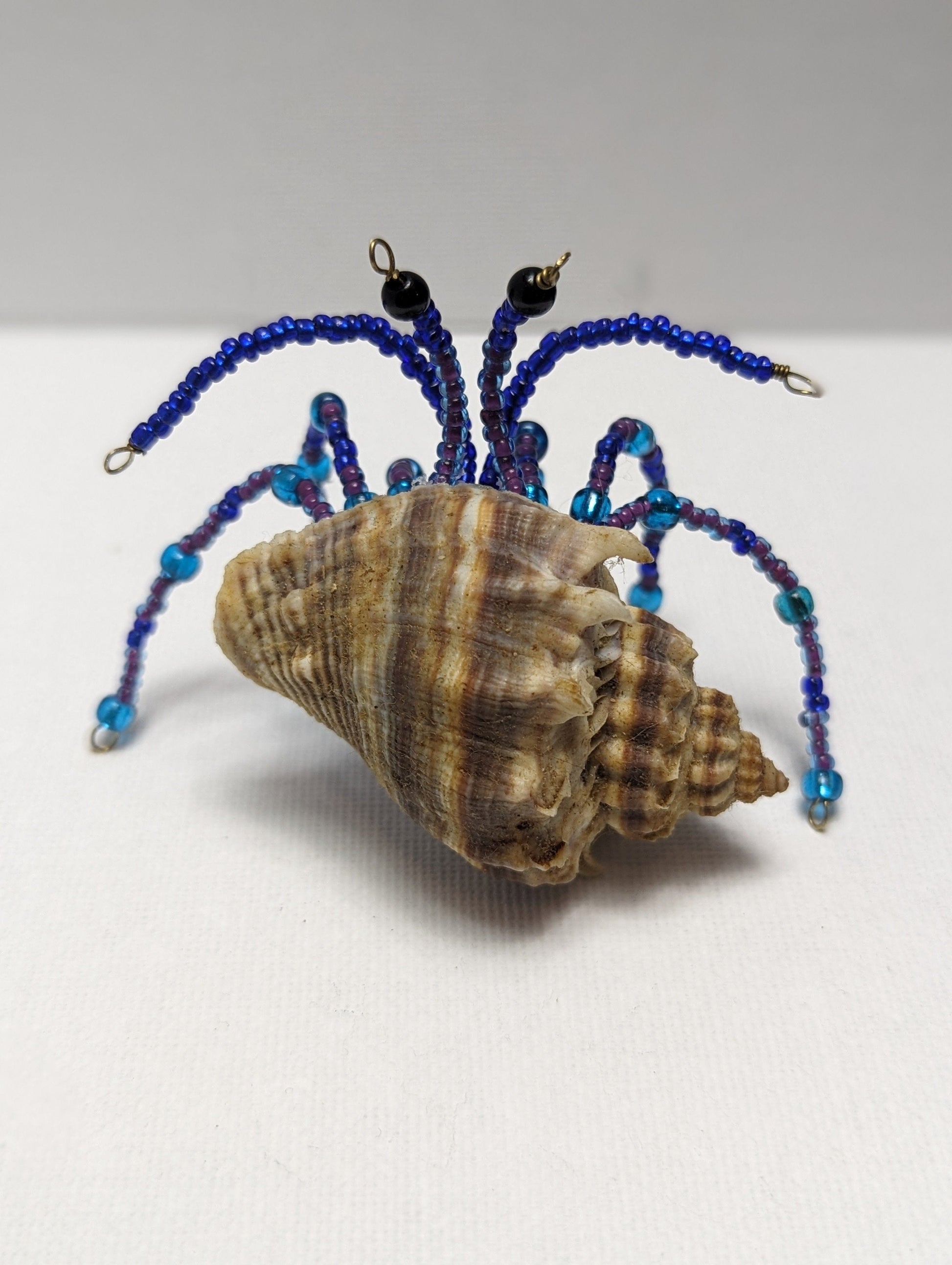 EsotericMineralsnCrystals OOAK Beaded Hermit Crab