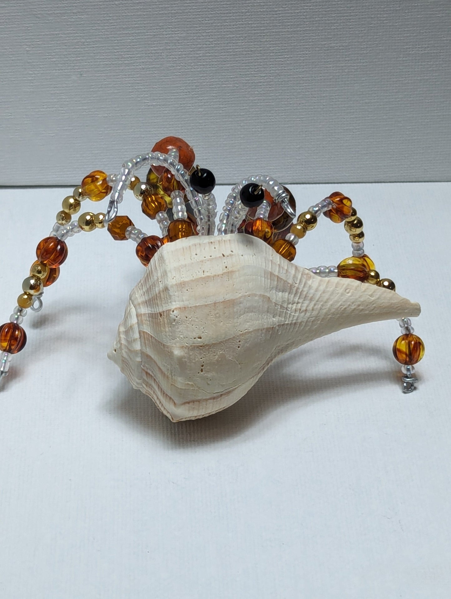 EsotericMineralsnCrystals OOAK Beaded Hermit Crab