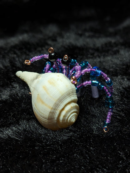 EsotericMineralsnCrystals OOAK Beaded Hermit Crab