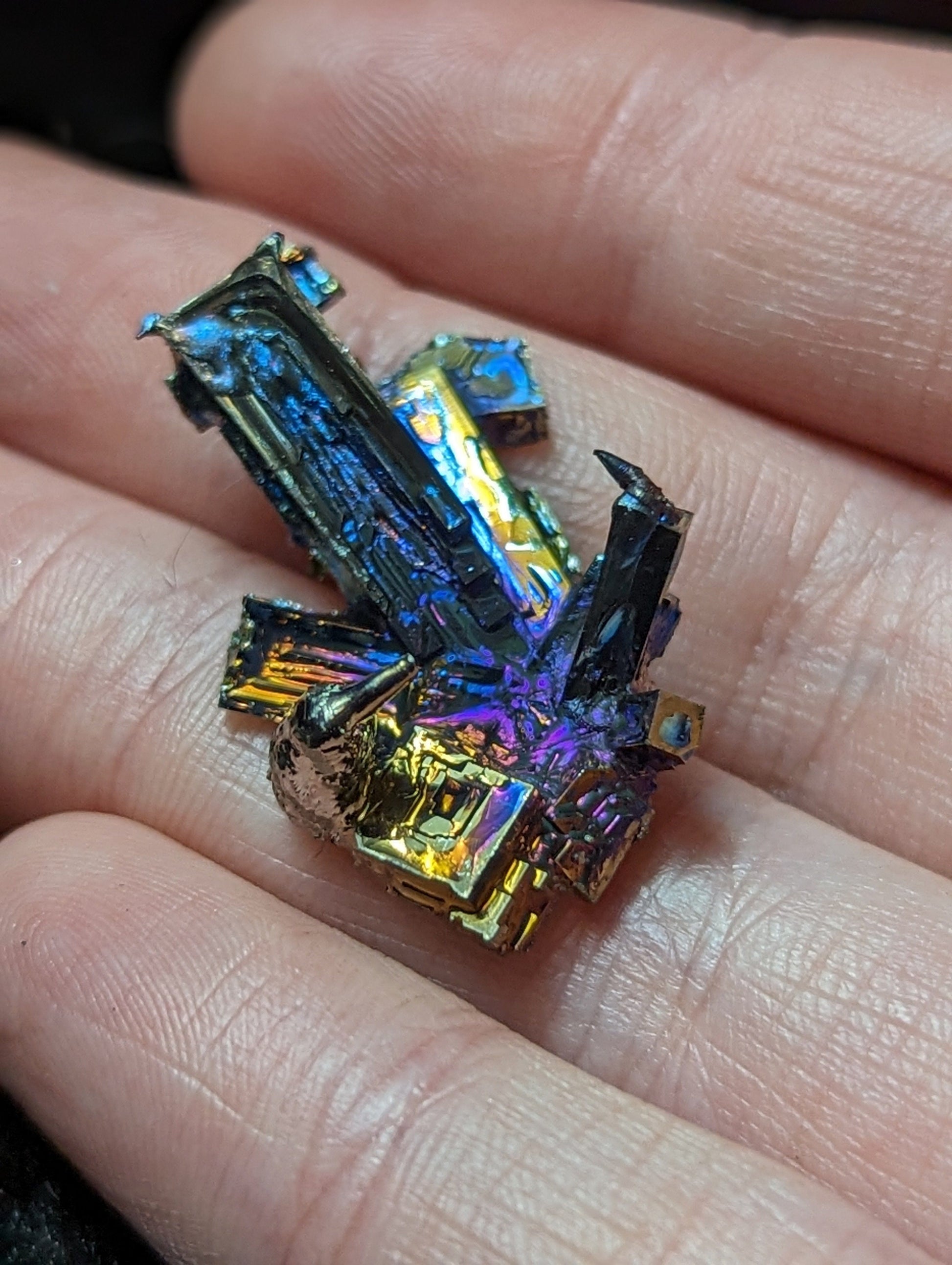 EsotericMineralsnCrystals Small Bismuth Crystal