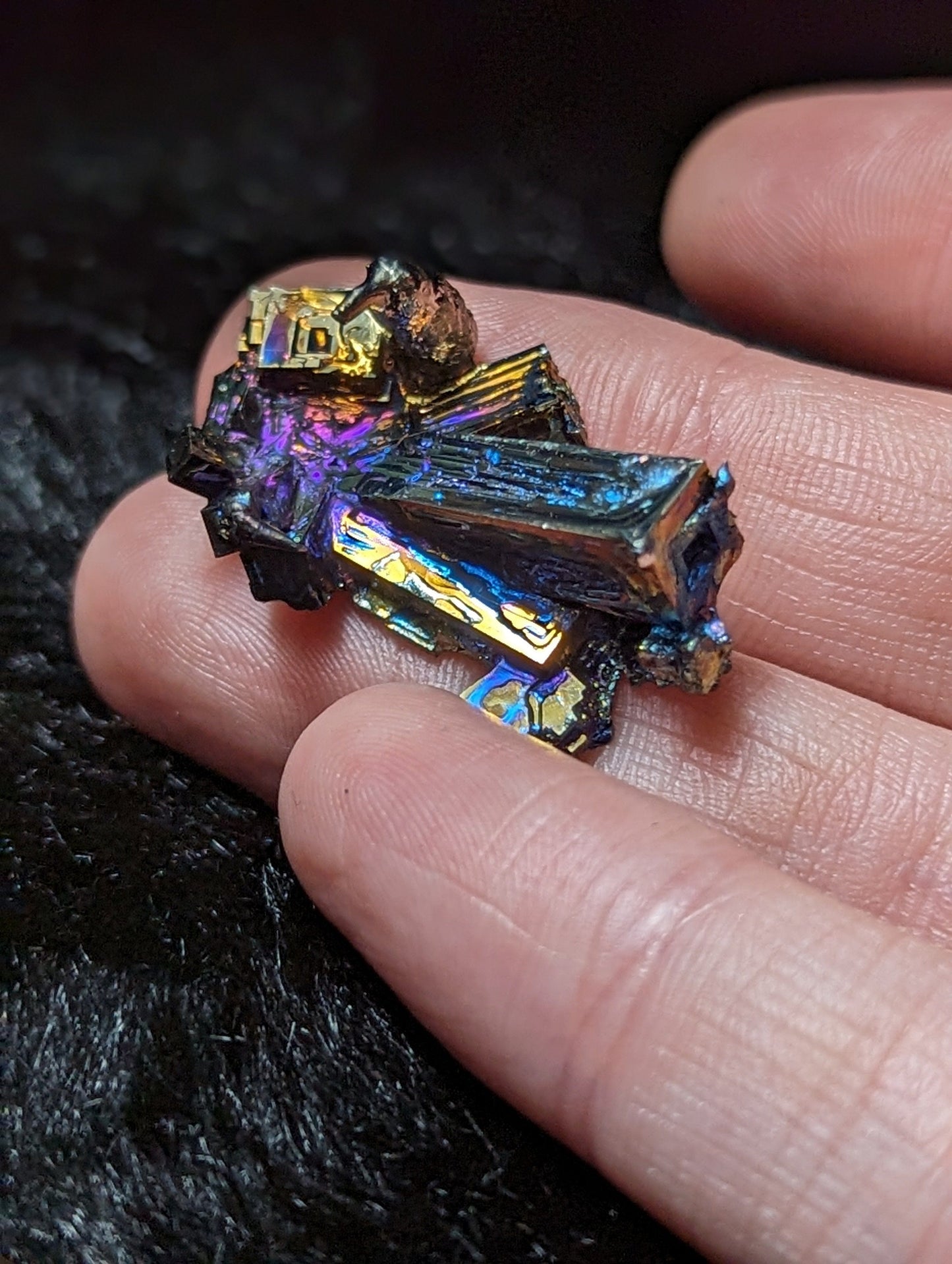 EsotericMineralsnCrystals Small Bismuth Crystal