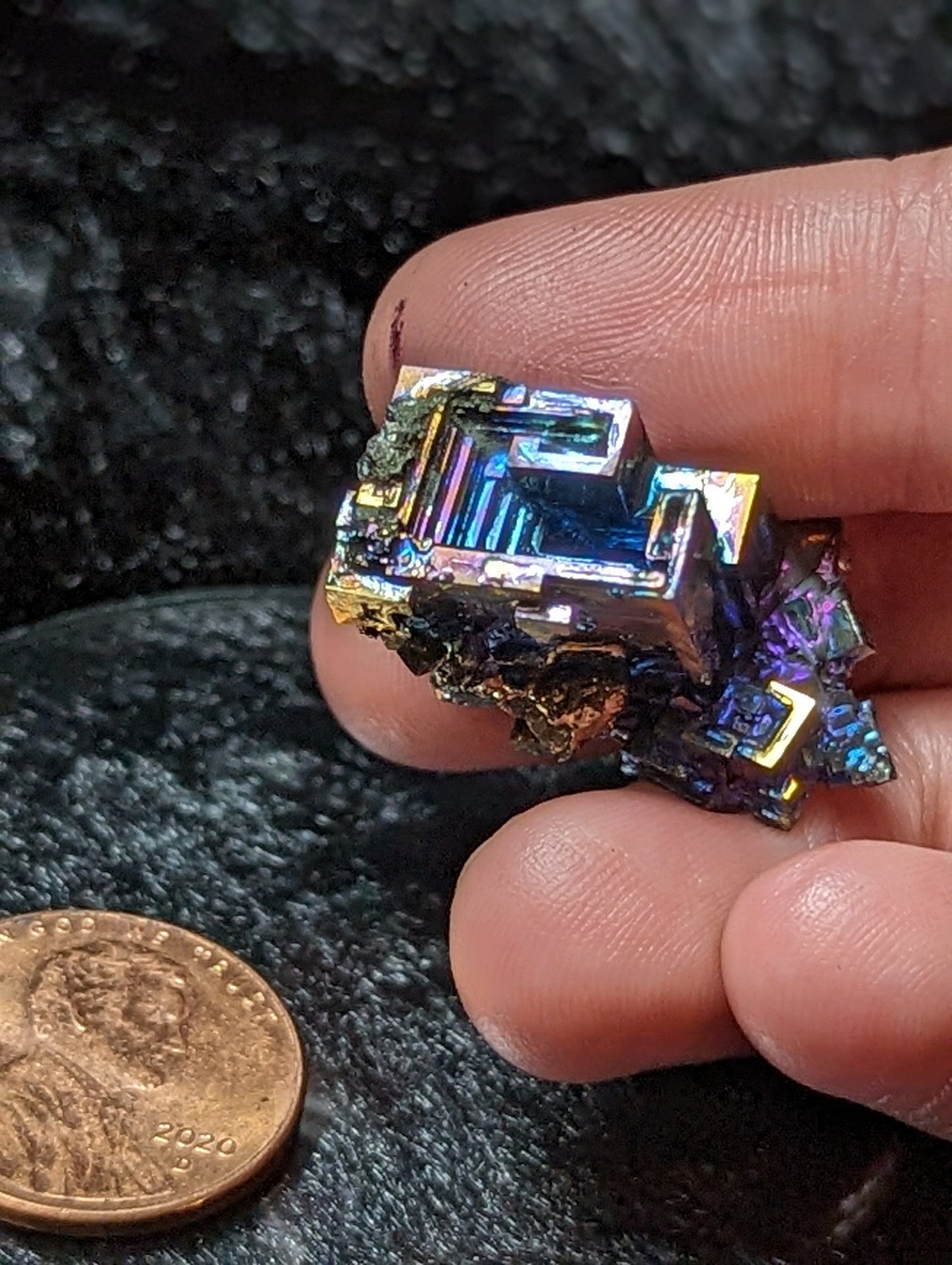 EsotericMineralsnCrystals Small Bismuth Crystal