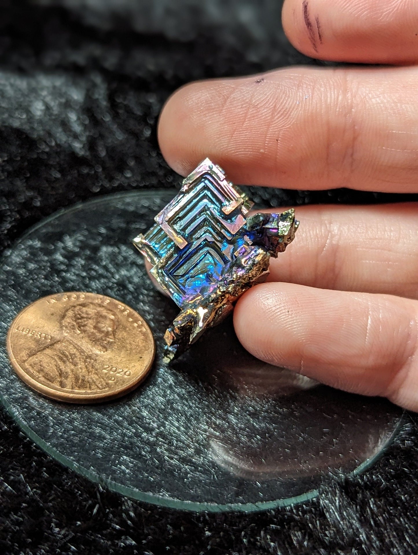 EsotericMineralsnCrystals Small Bismuth Crystal