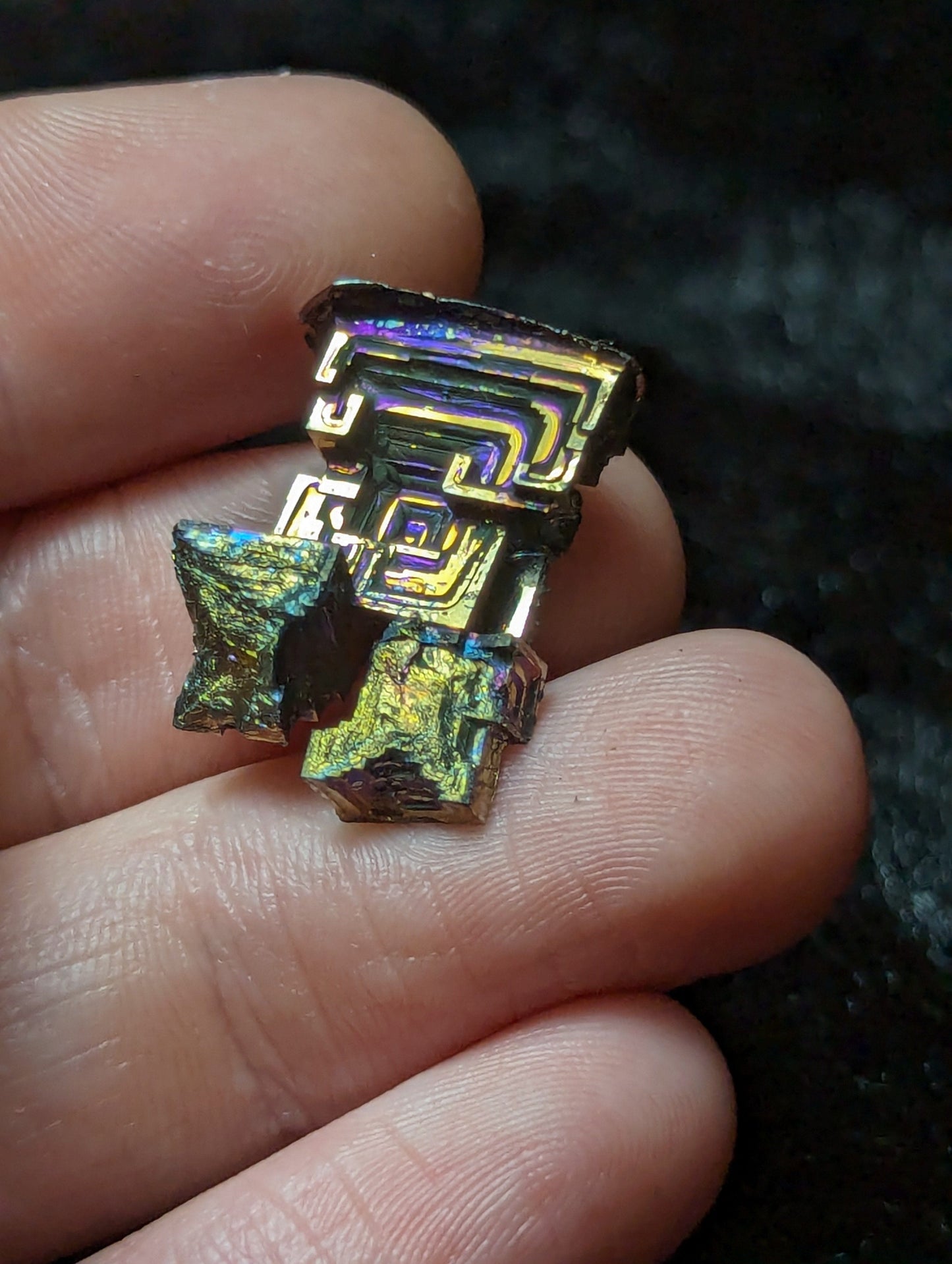 EsotericMineralsnCrystals Small Bismuth Crystal