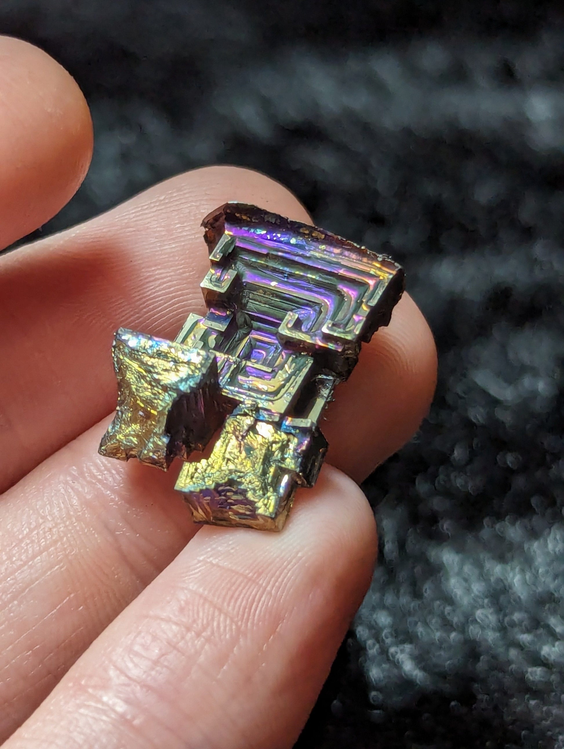 EsotericMineralsnCrystals Small Bismuth Crystal