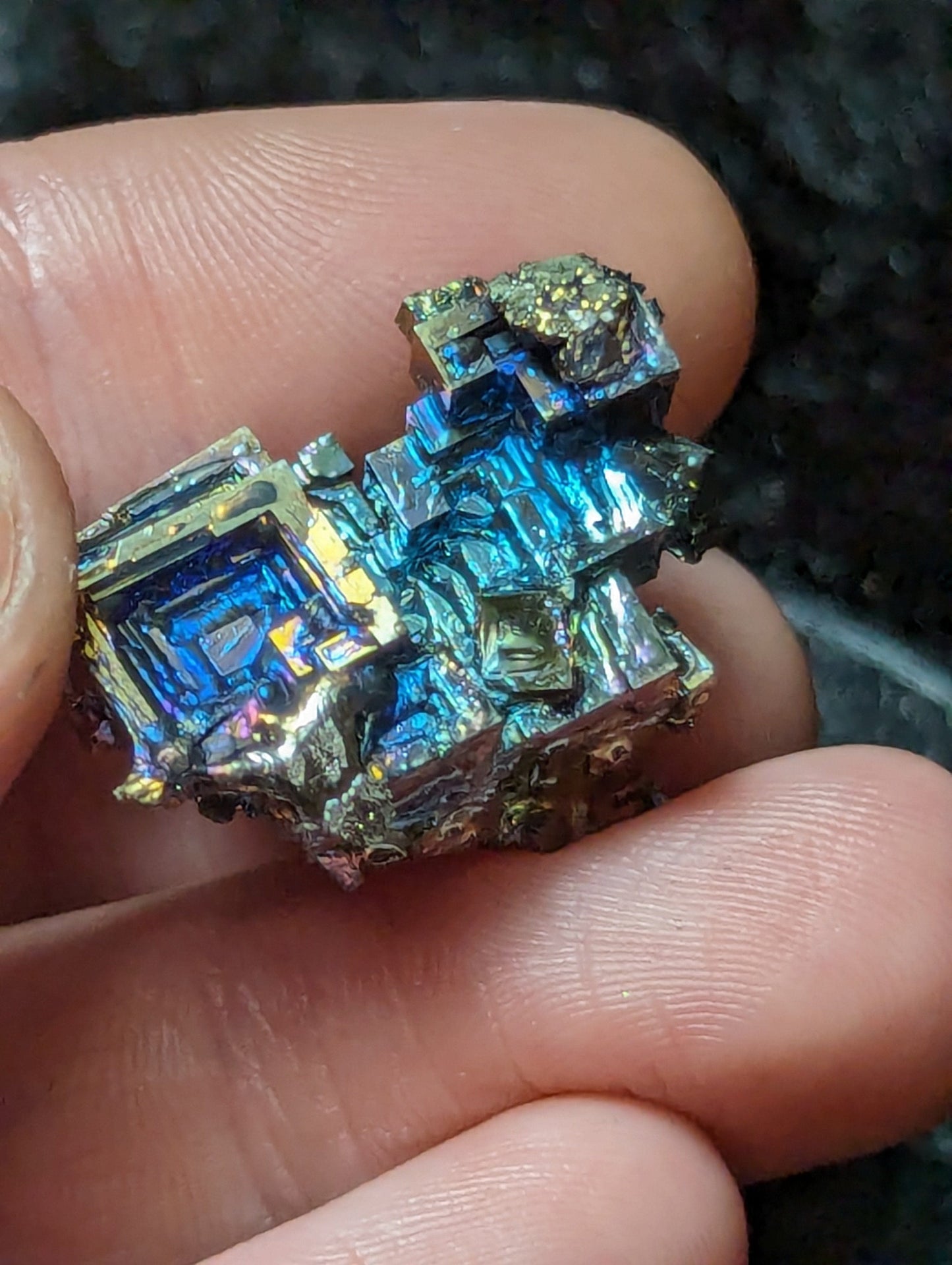 EsotericMineralsnCrystals Small Bismuth Crystal