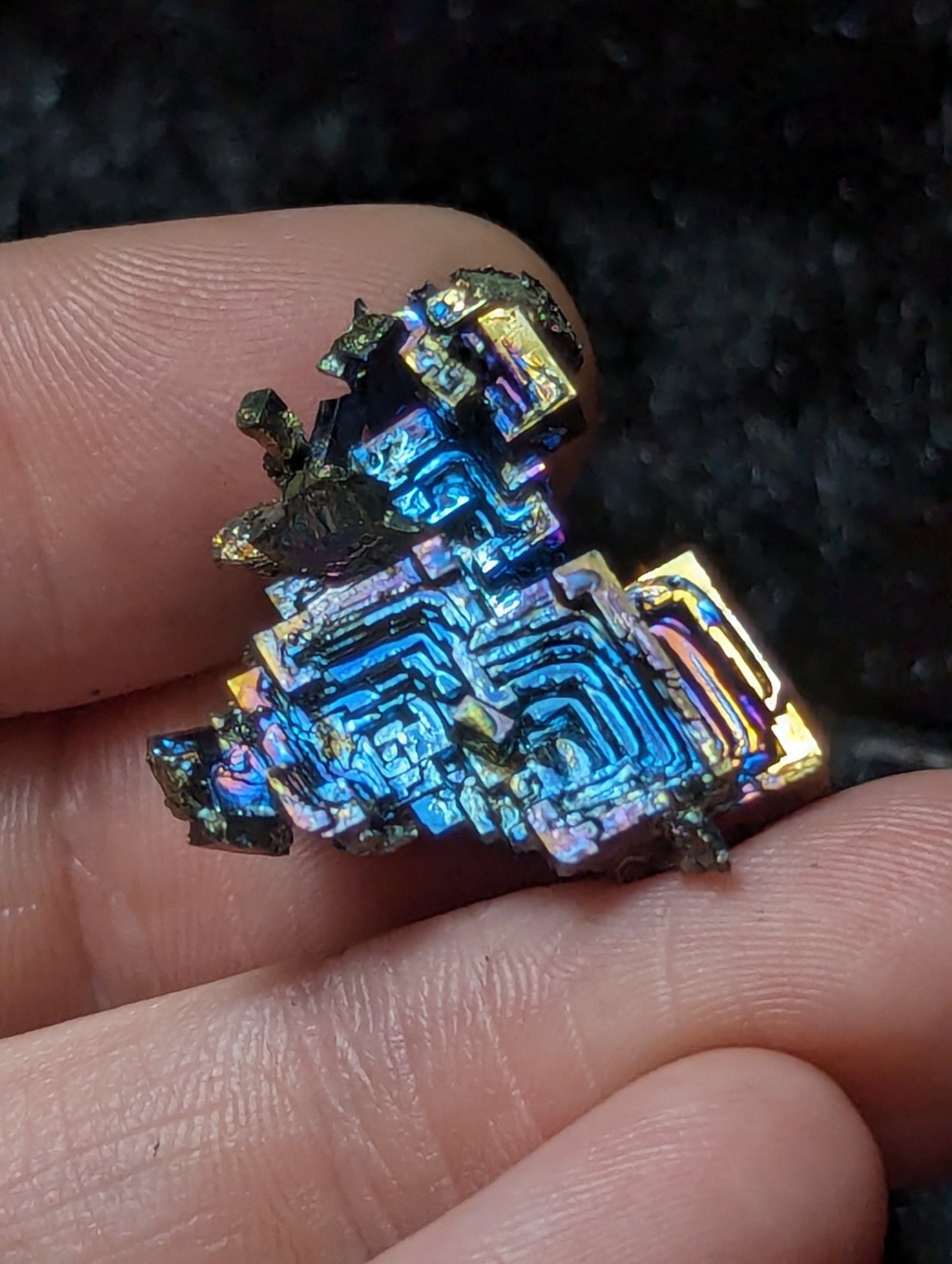 EsotericMineralsnCrystals Small Bismuth Crystal