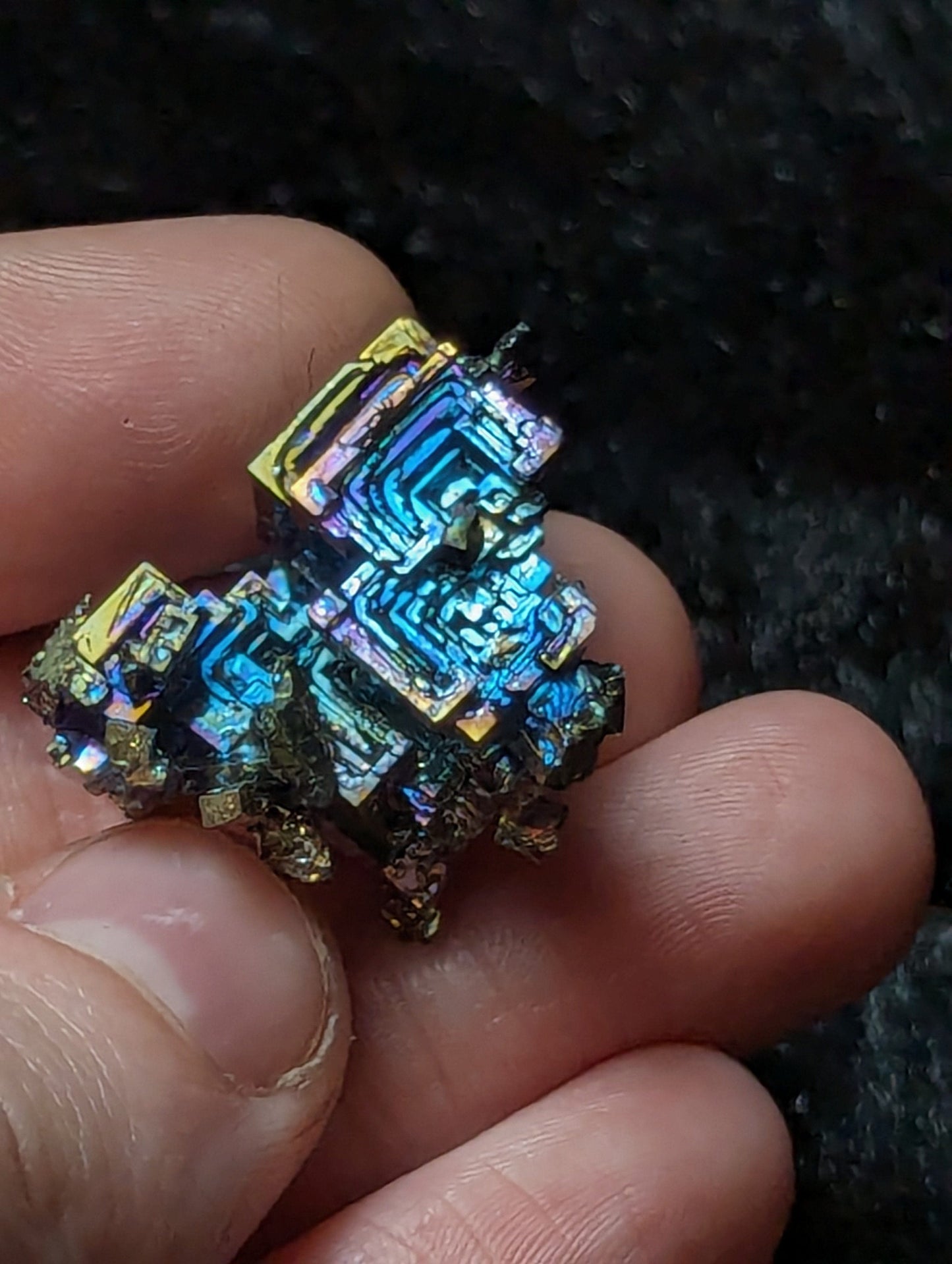 EsotericMineralsnCrystals Small Bismuth Crystal