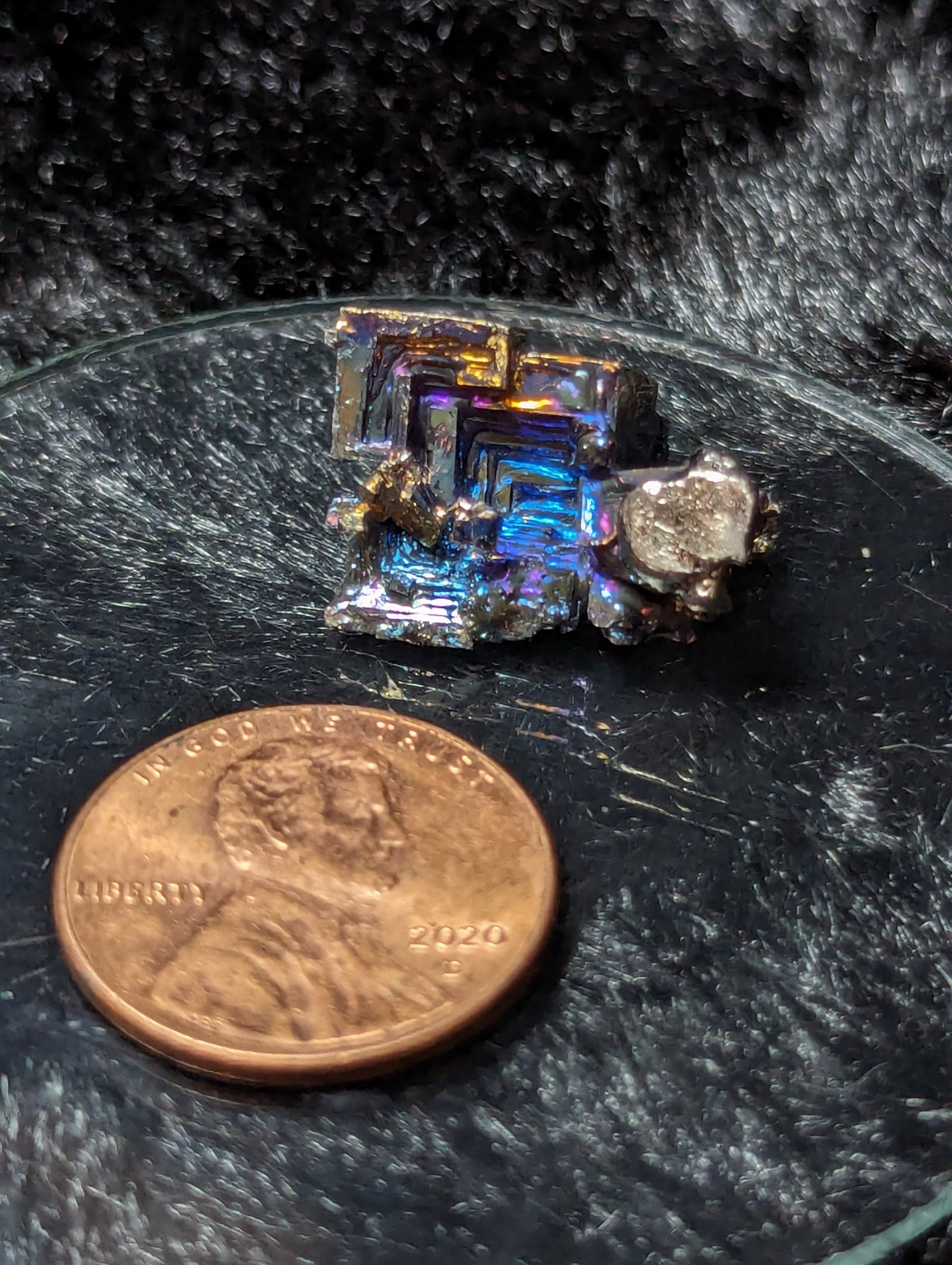 EsotericMineralsnCrystals Small Bismuth Crystal