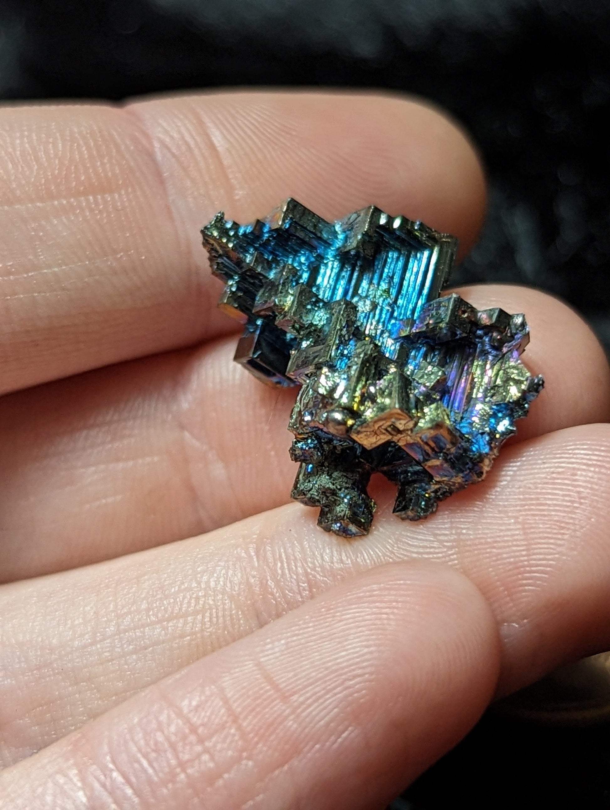 EsotericMineralsnCrystals Small Bismuth Crystal