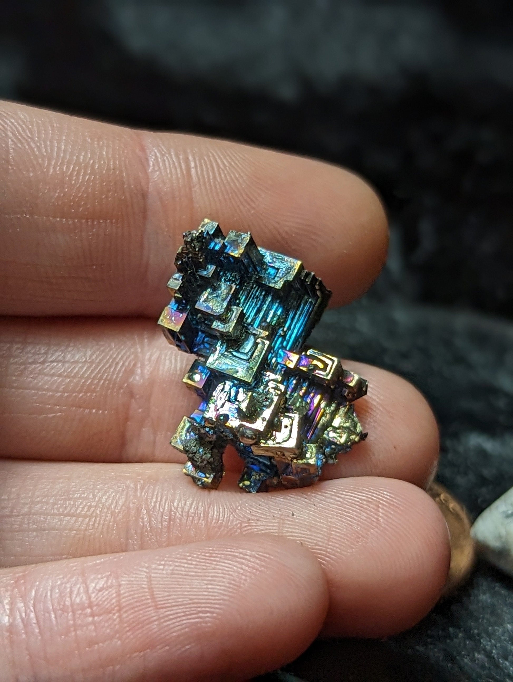 EsotericMineralsnCrystals Small Bismuth Crystal