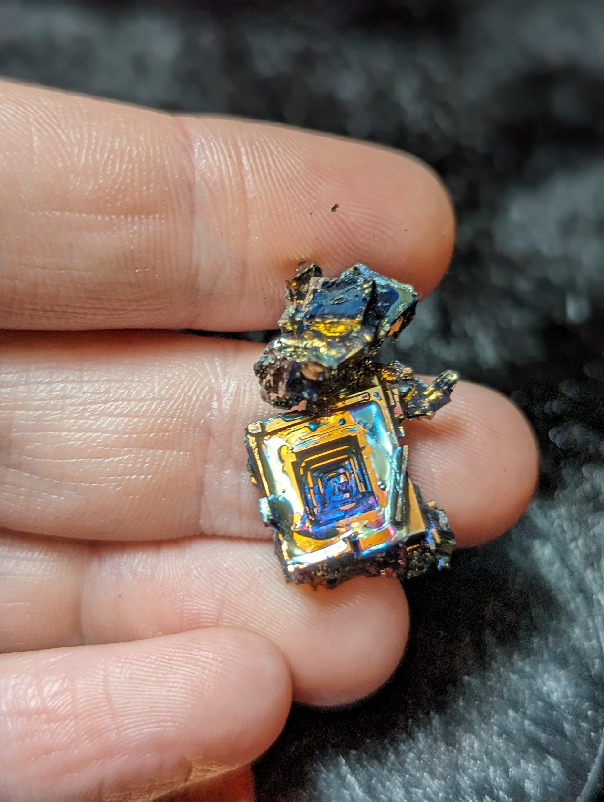 EsotericMineralsnCrystals Small Bismuth Crystal