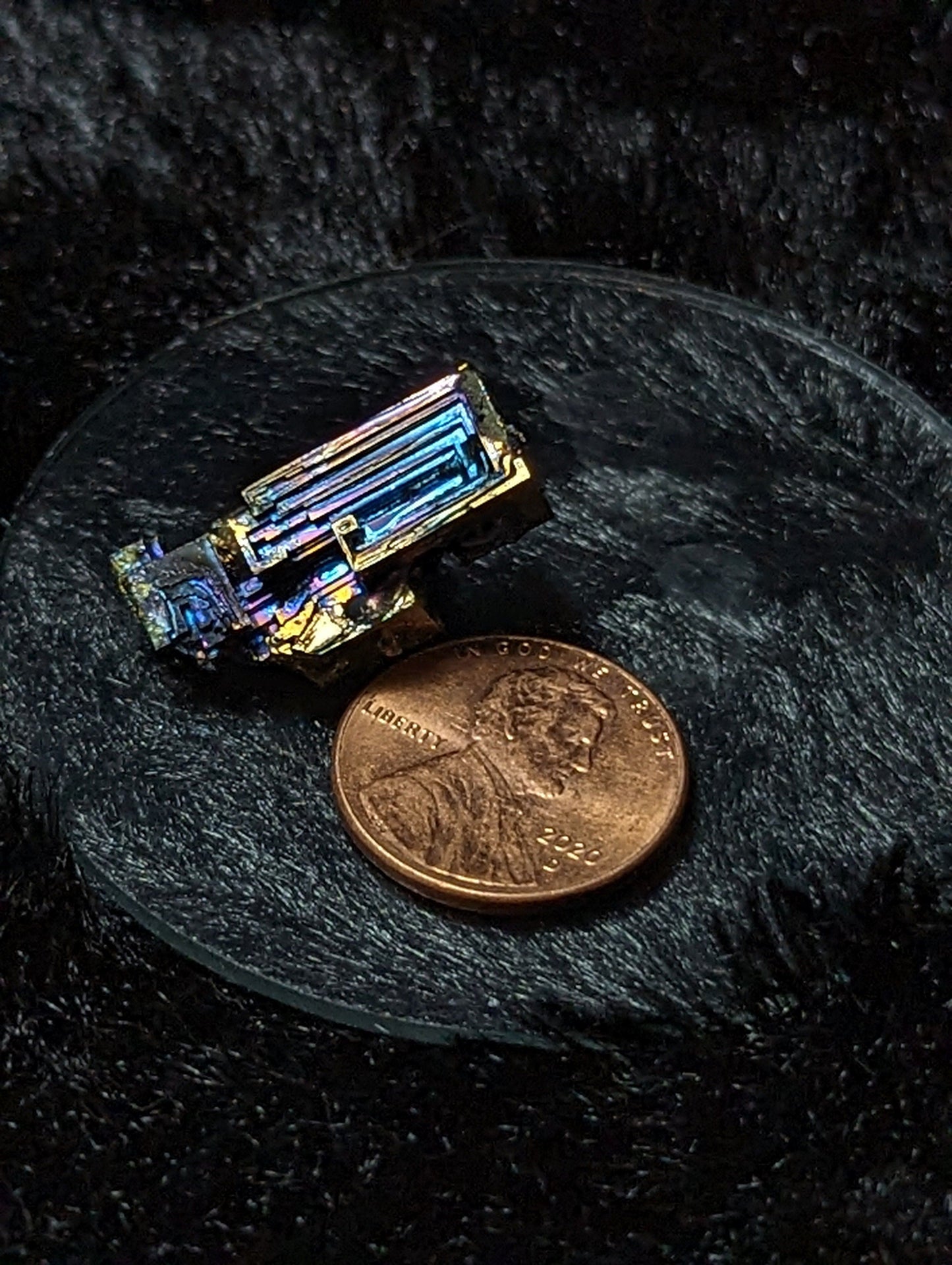 EsotericMineralsnCrystals Lot of 4 Small Bismuth Crystals