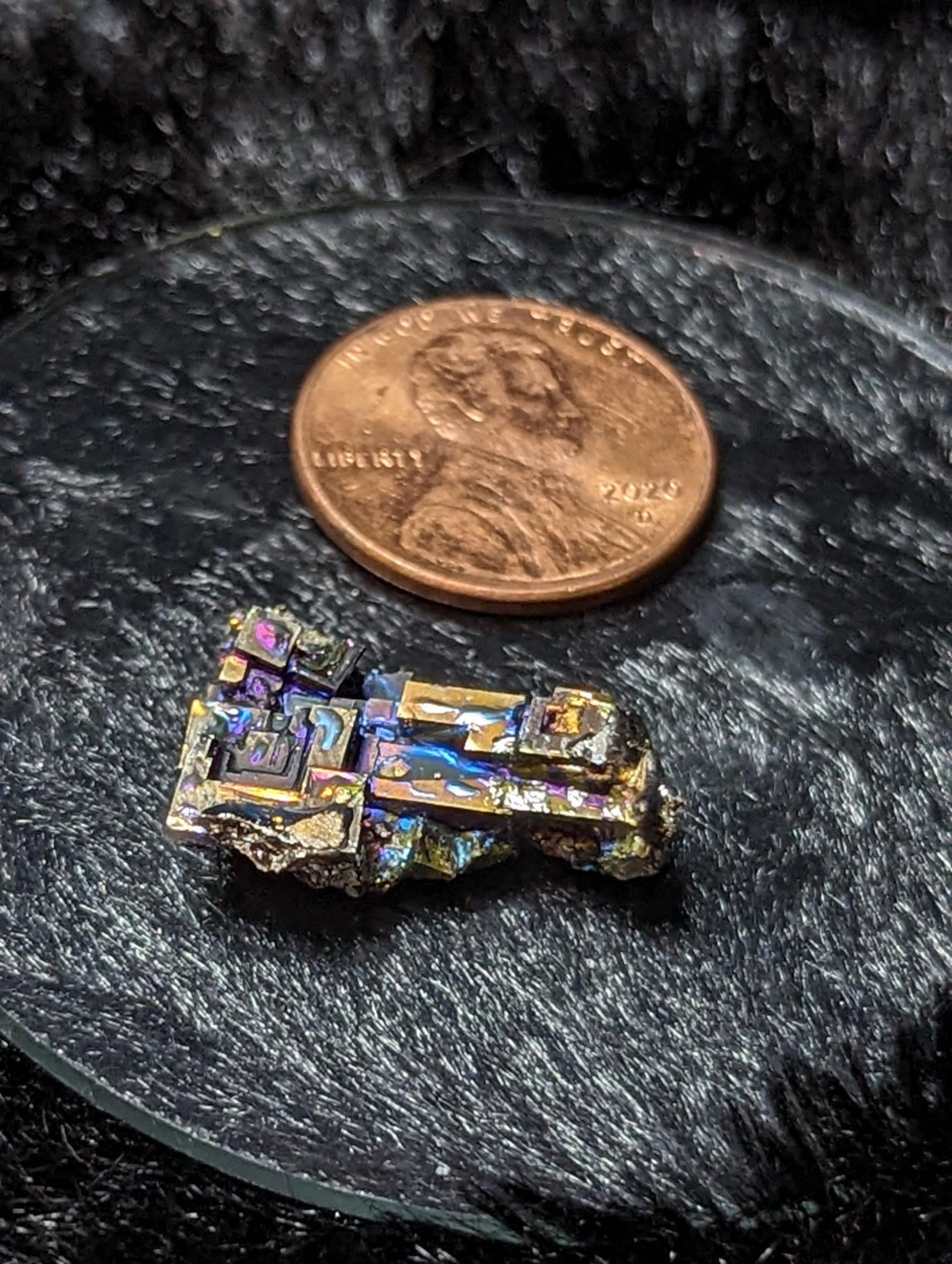 EsotericMineralsnCrystals Lot of 4 Small Bismuth Crystals