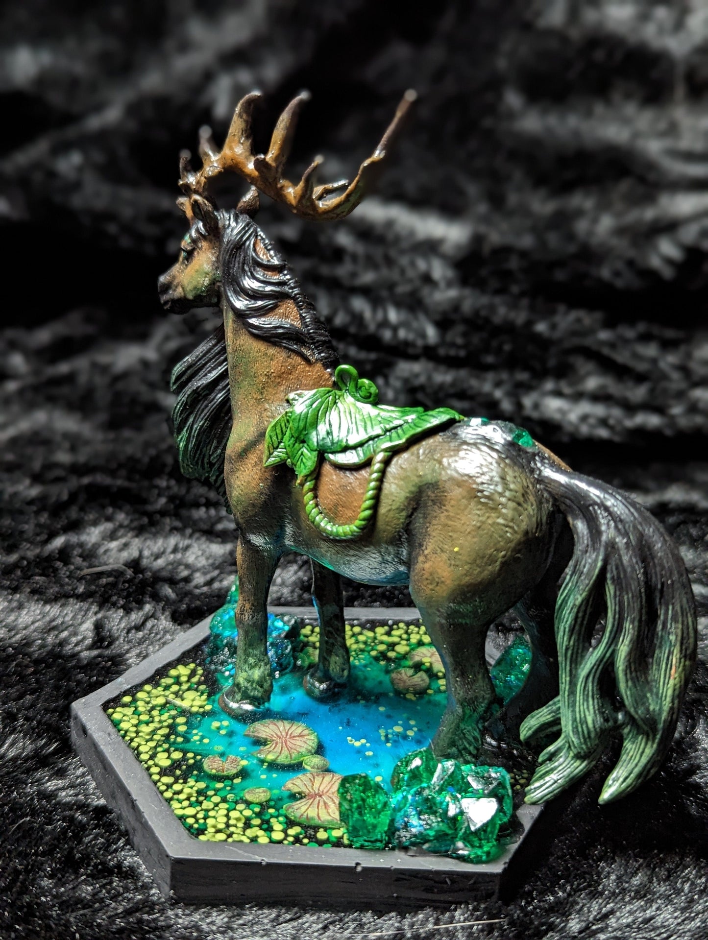 EsotericMineralsnCrystals Customized Schleich Forest Unicorn figurine