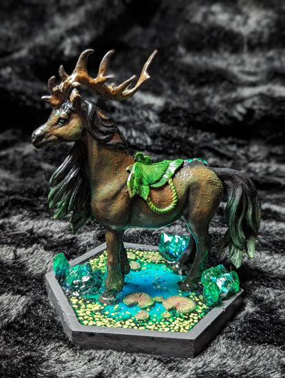 EsotericMineralsnCrystals Customized Schleich Forest Unicorn figurine