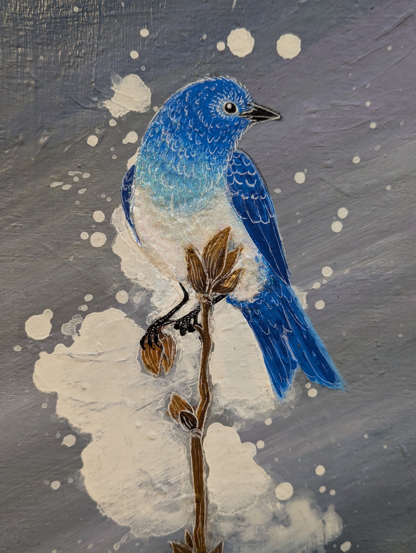 Blue Bird Original painting