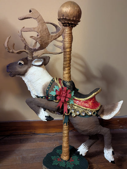 Christmas Carousel Reindeer