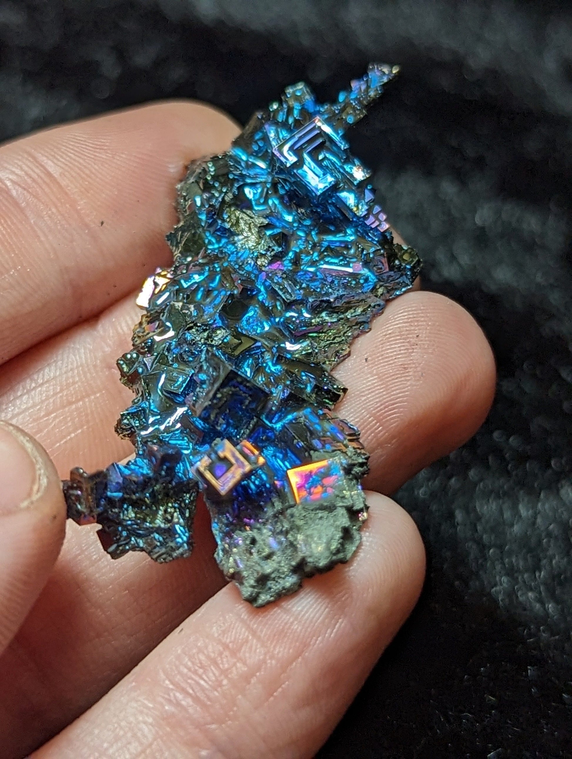 EsotericMineralsnCrystals Lot of 4 Small Bismuth Crystals