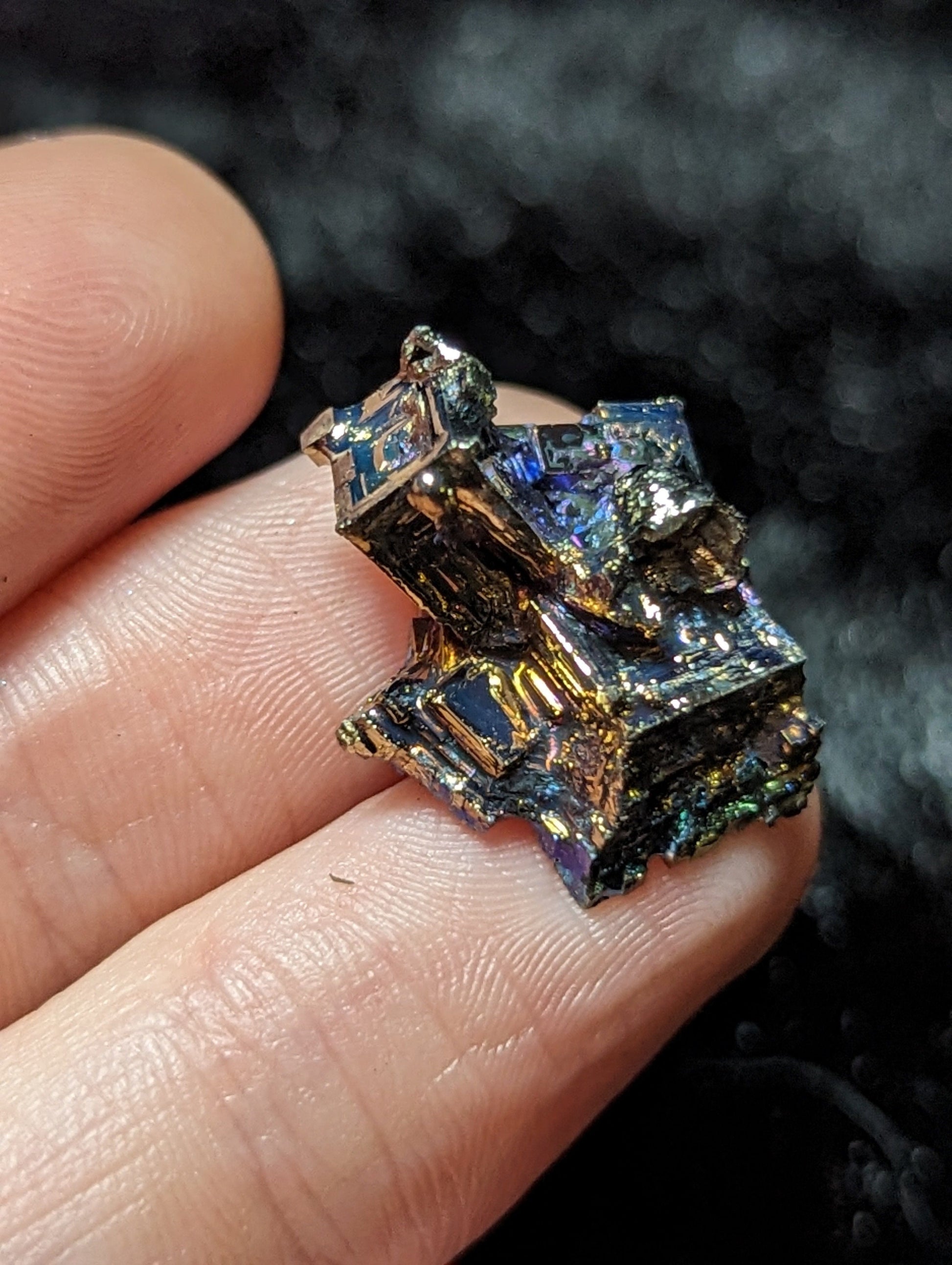 EsotericMineralsnCrystals Lot of 4 Small Bismuth Crystals