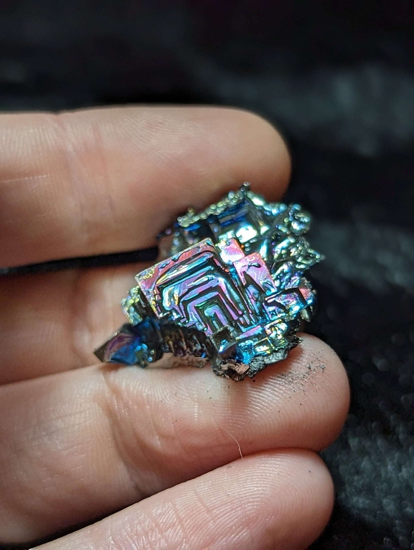 EsotericMineralsnCrystals Small Bismuth Crystal