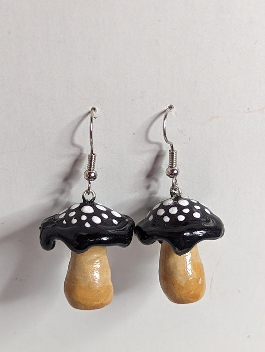 EsotericMineralsnCrystals Handmade Mushroom Earrings