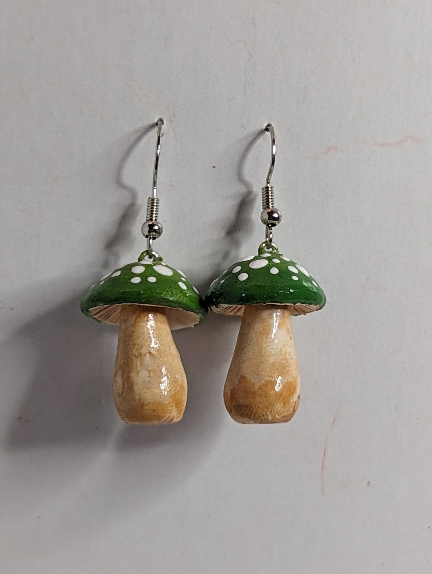 EsotericMineralsnCrystals Handmade Mushroom Earrings