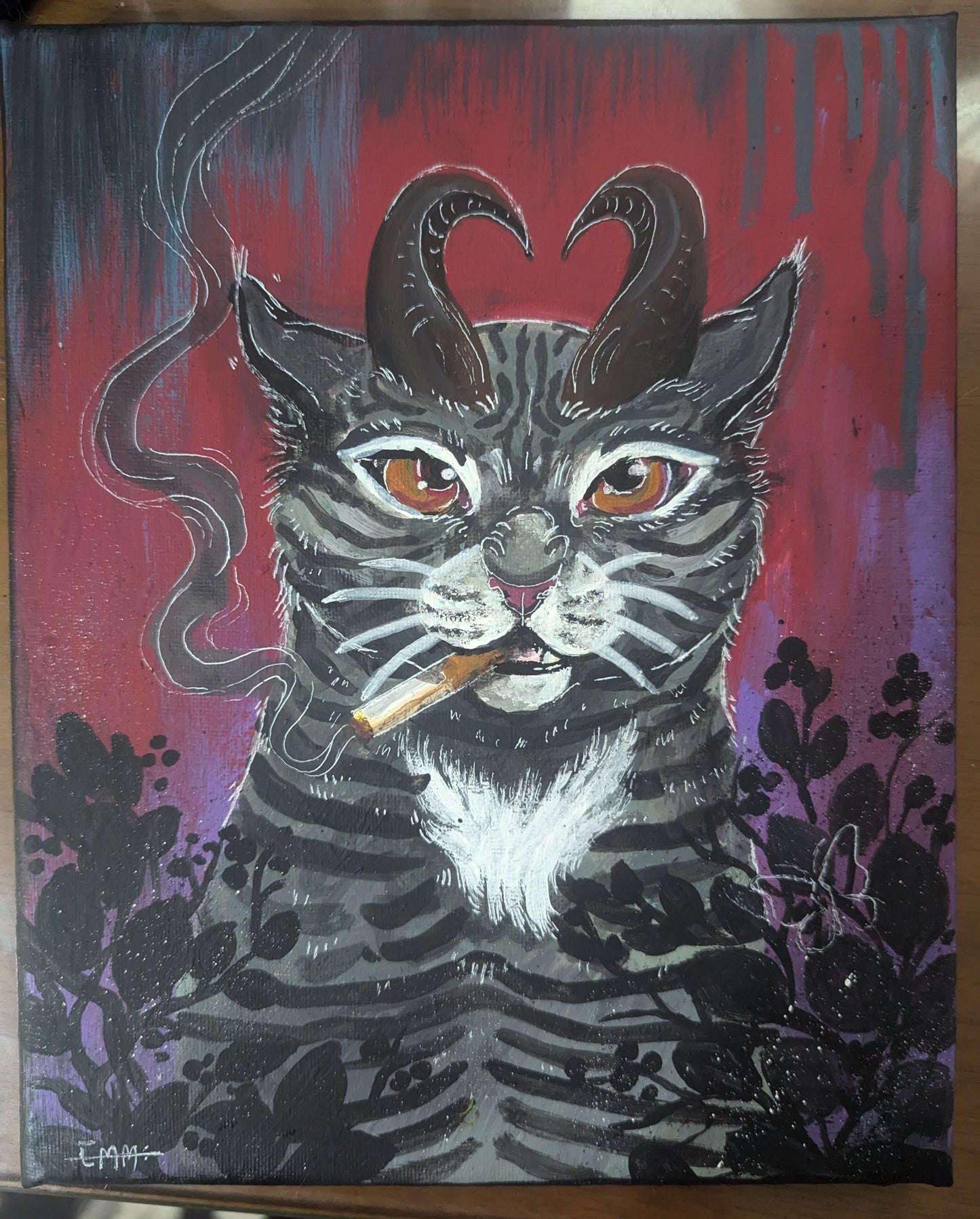 Bad Kitty Canvas Art