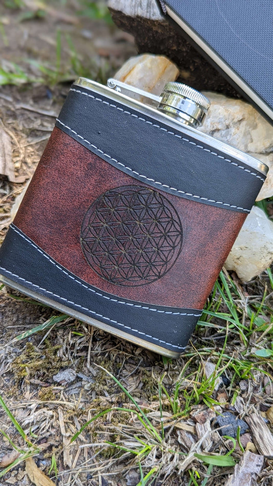 EsotericMineralsnCrystals Flower of Life Flask