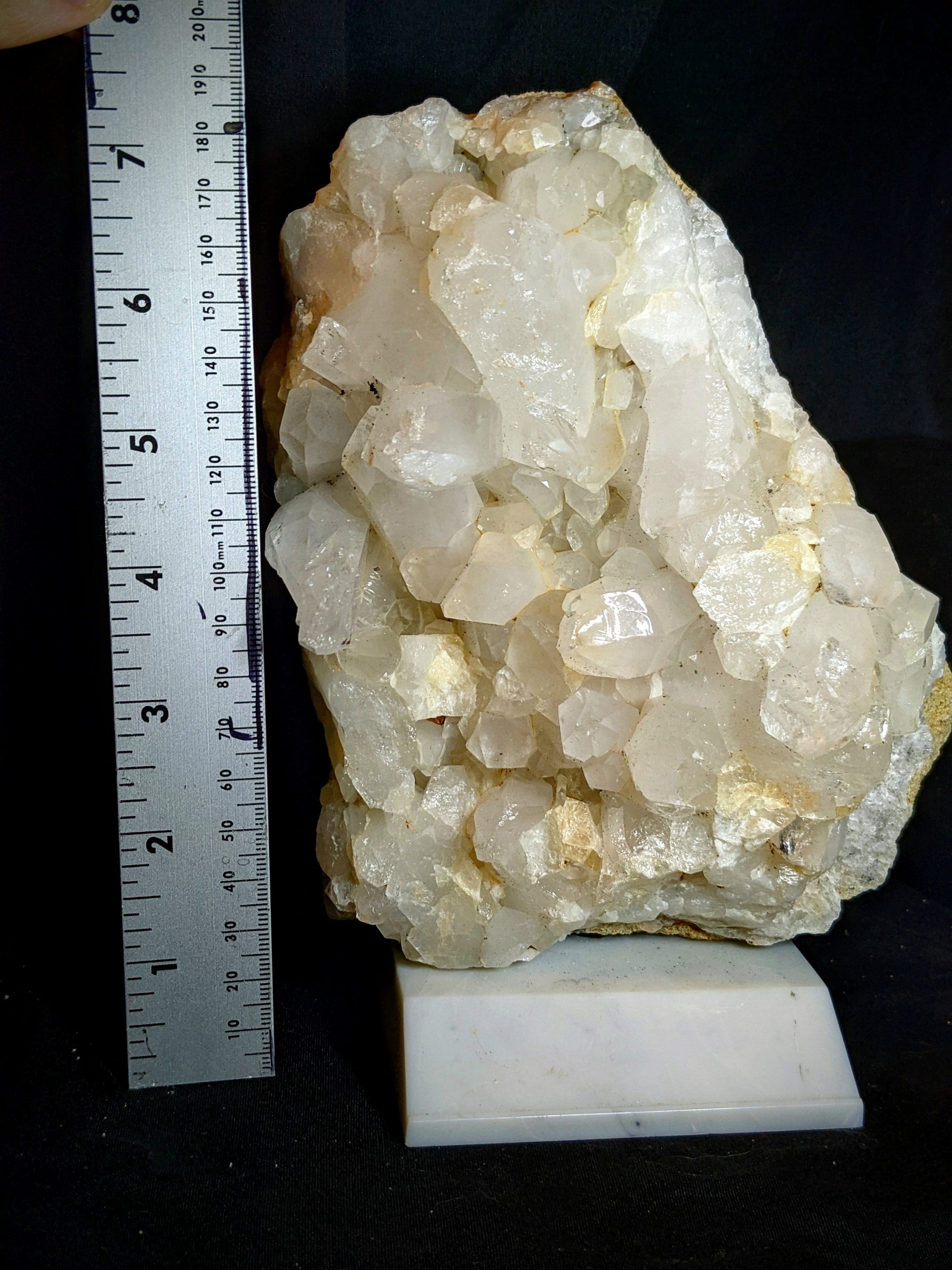 EsotericMineralsnCrystals Large Arkansas quartz crystal Cluster specimen