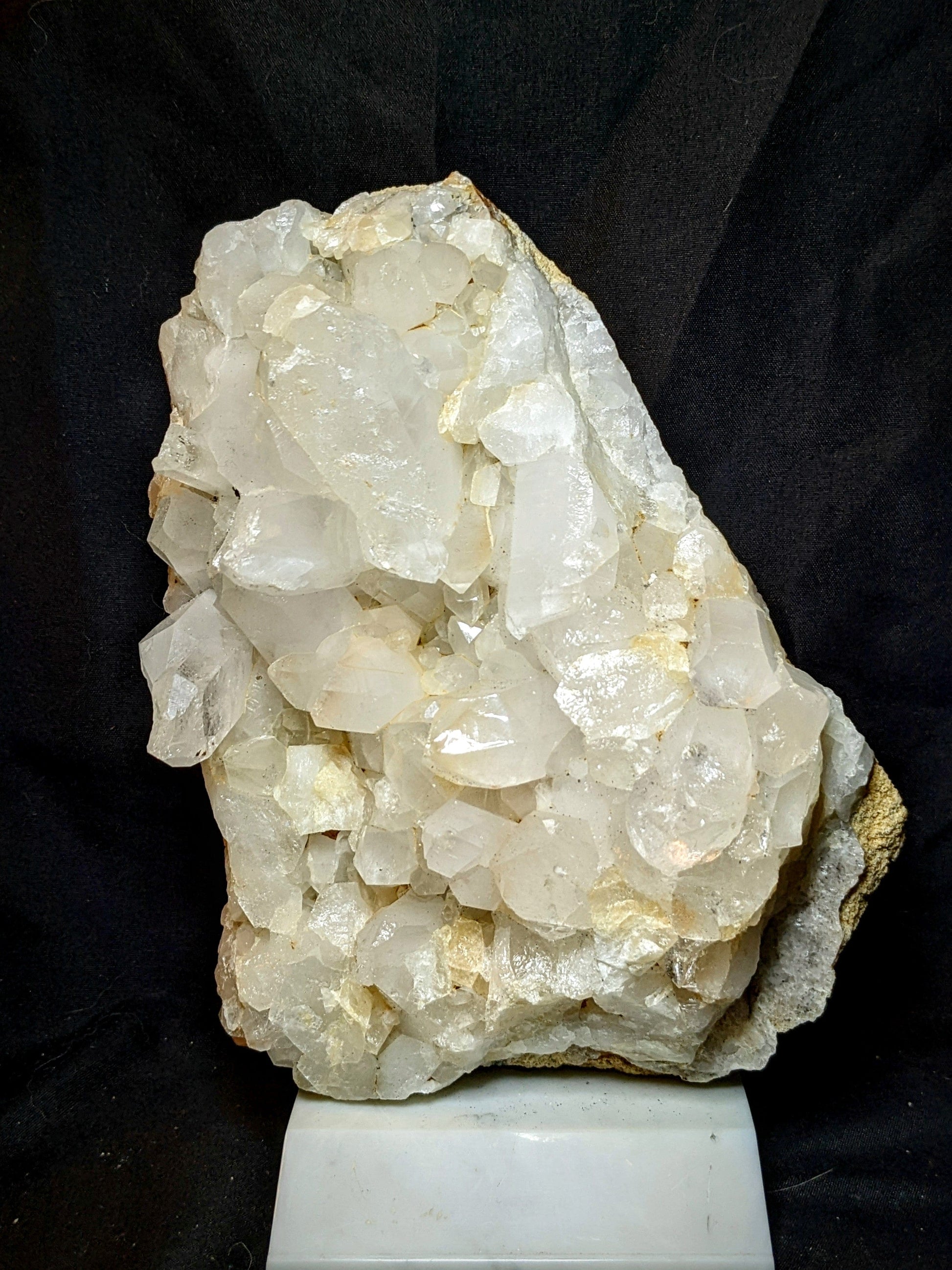 EsotericMineralsnCrystals Large Arkansas quartz crystal Cluster specimen